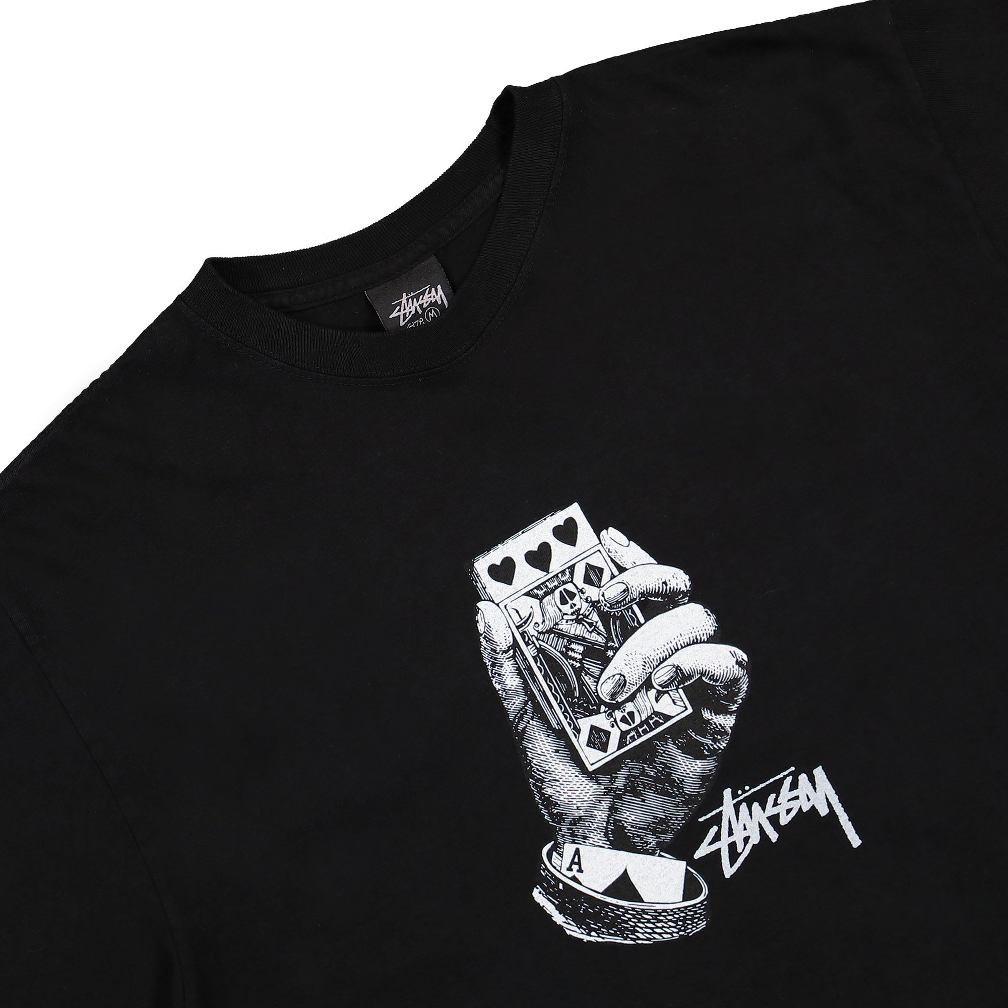 Stussy All Bets Off Pig. Dyed Tee Black T-Shirts Close-up | Overkill