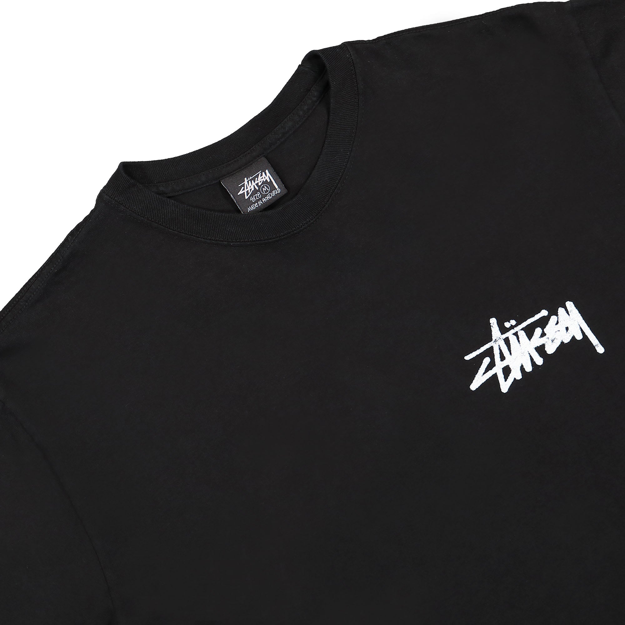Stussy Old Phone Pigment Dyed Tee Black T-Shirts Material | Overkill