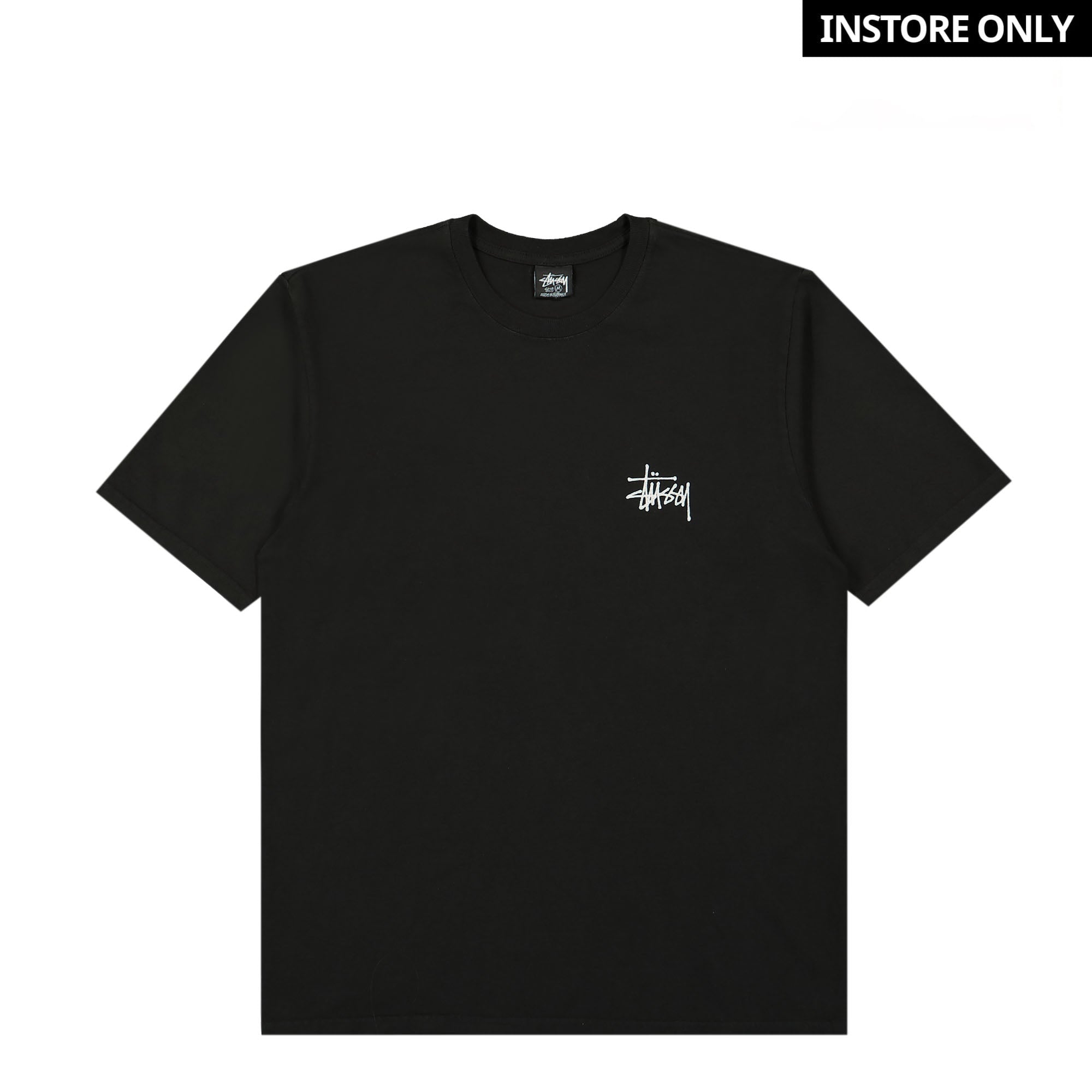 Stussy Bulit Tough Pig. Dyed Tee Black T-Shirts 1904994 / 0001 | Overkill