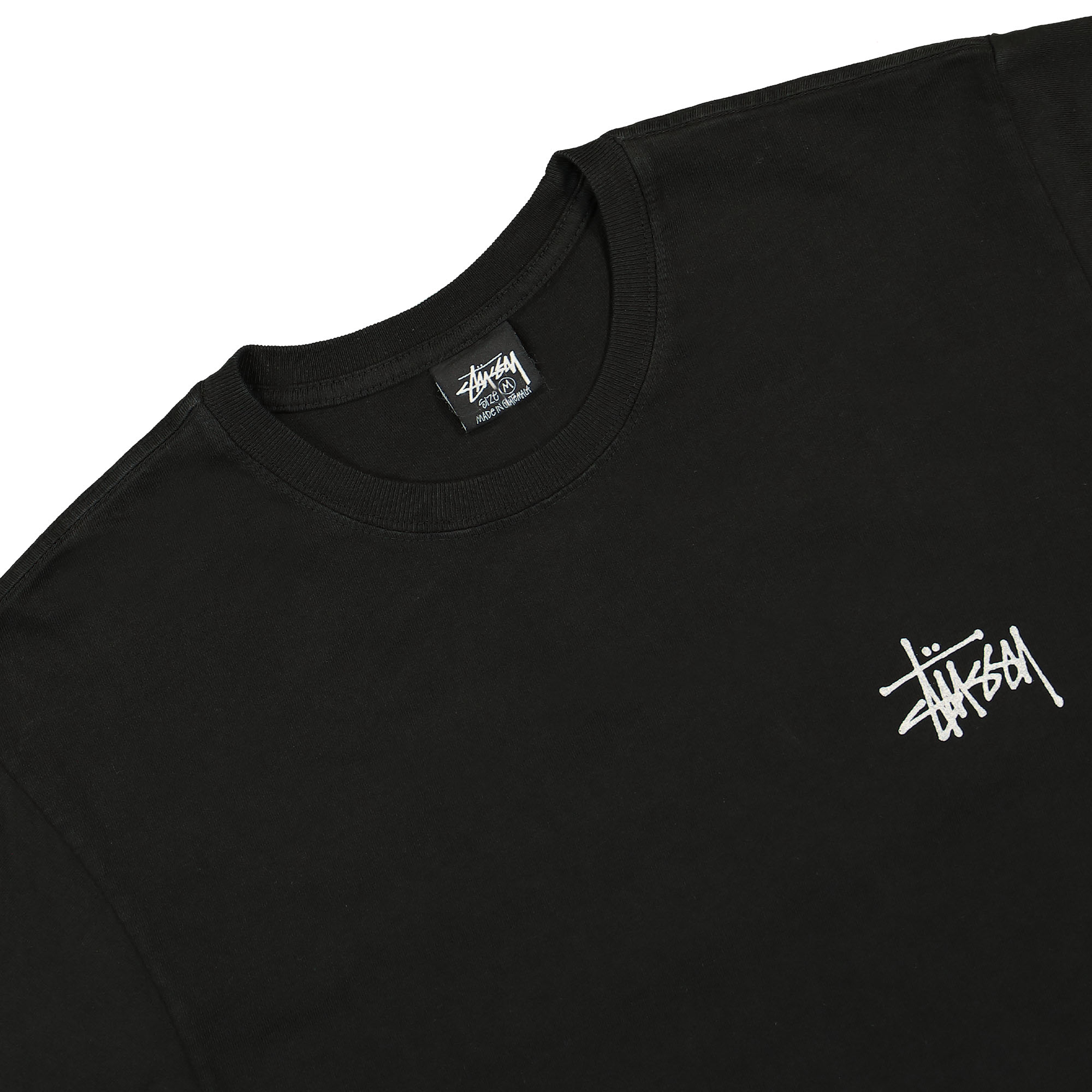 Stussy Bulit Tough Pig. Dyed Tee Black T-Shirts Material | Overkill