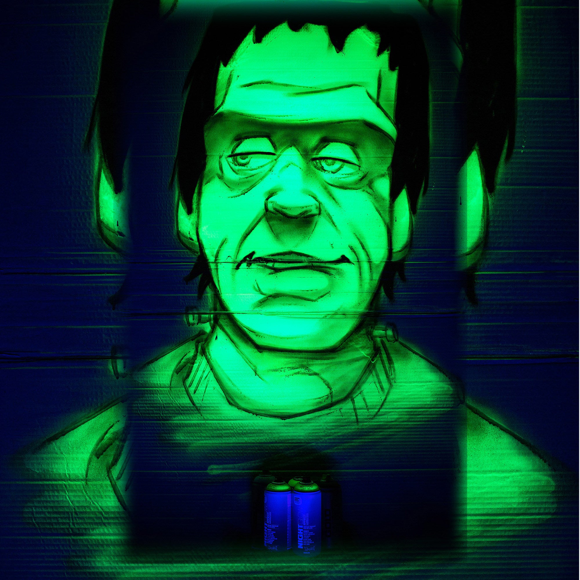 Montana nightglow 400 ml 0 Cans Close-up | Overkill