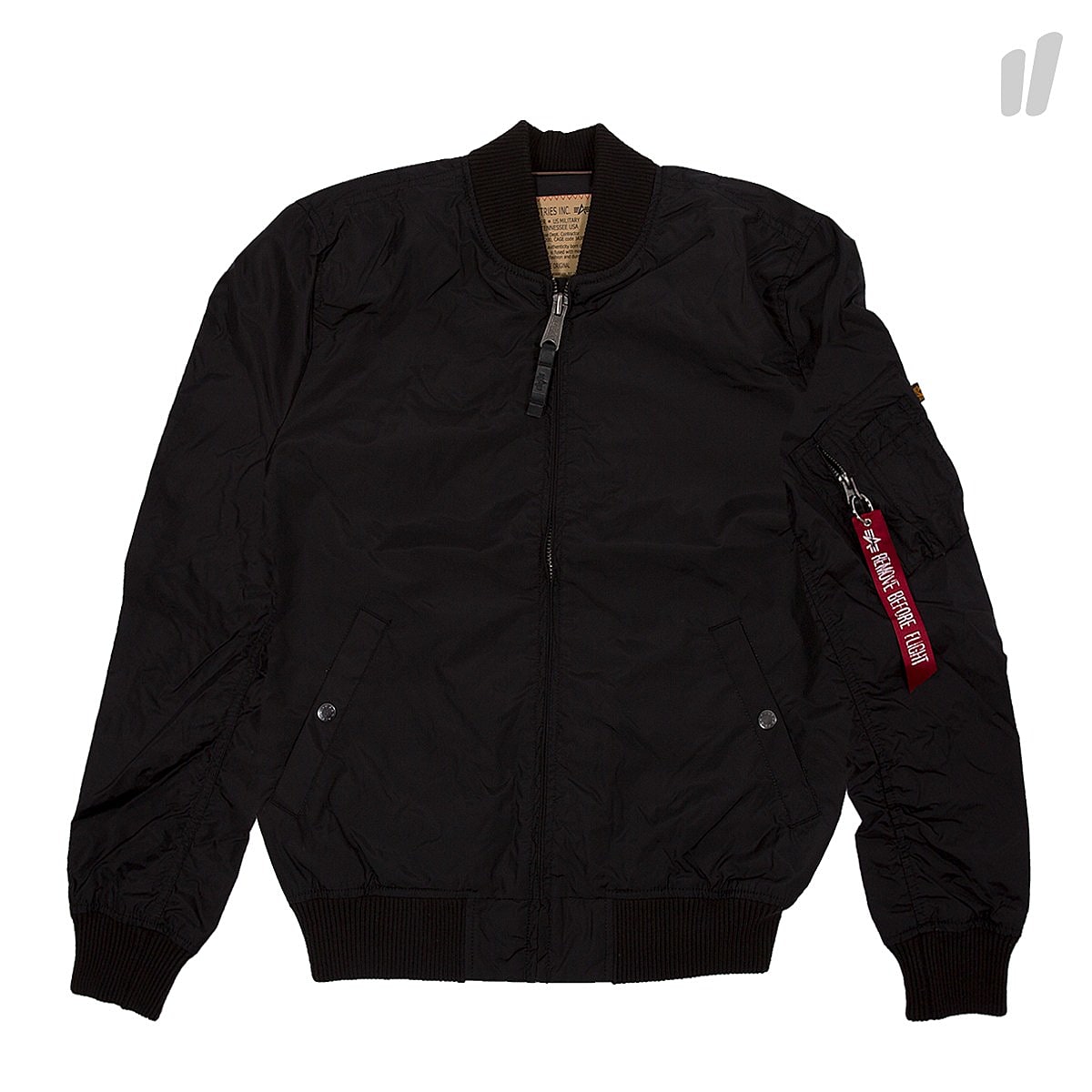 Alpha Industries ma-1 tt Black Bomber & Varsity Jackets 191103 03 | Overkill