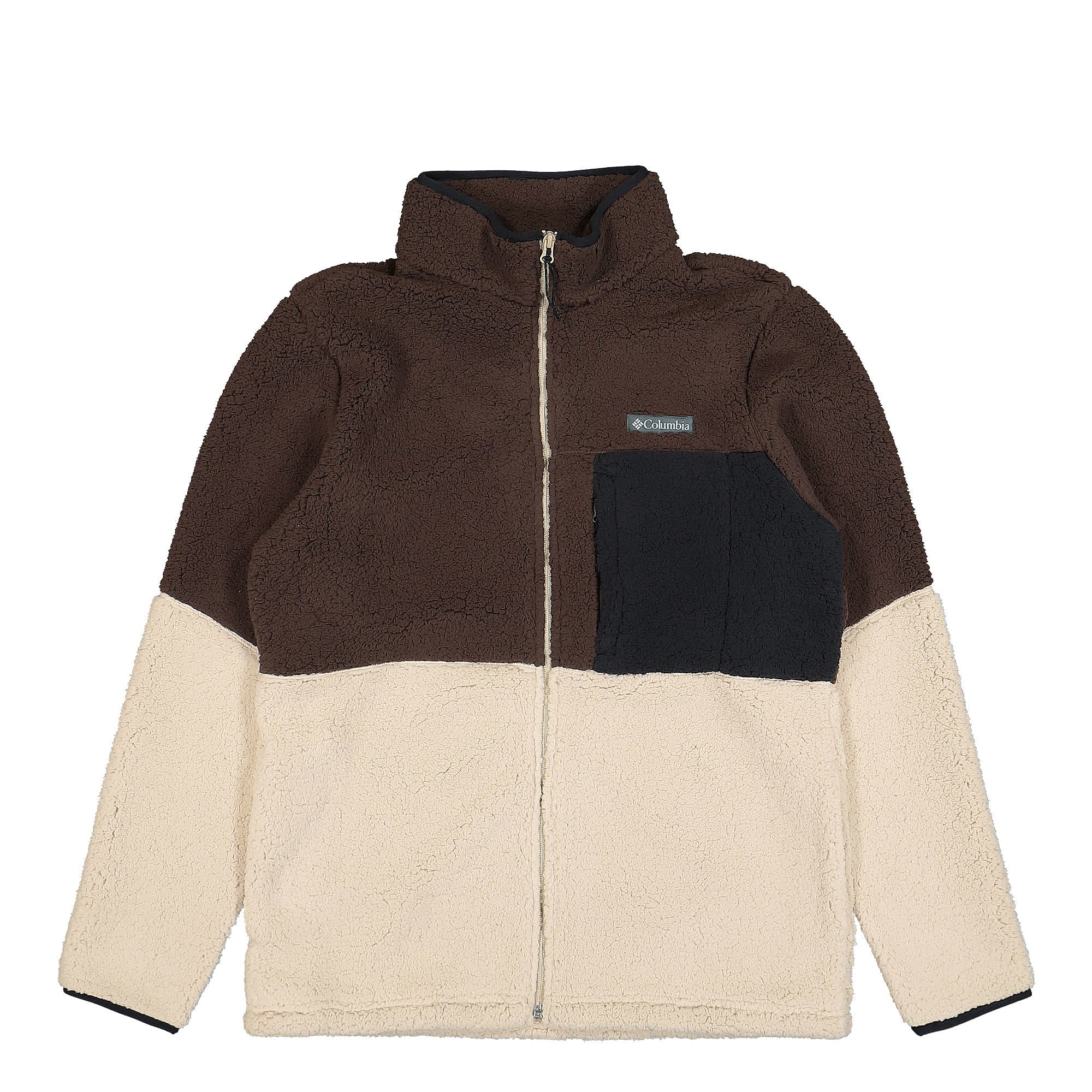 Columbia Mountainside Heavyweight Fleece Jacket Ancient Fossil / Black Fleece Jackets 1911083231 | Overkill