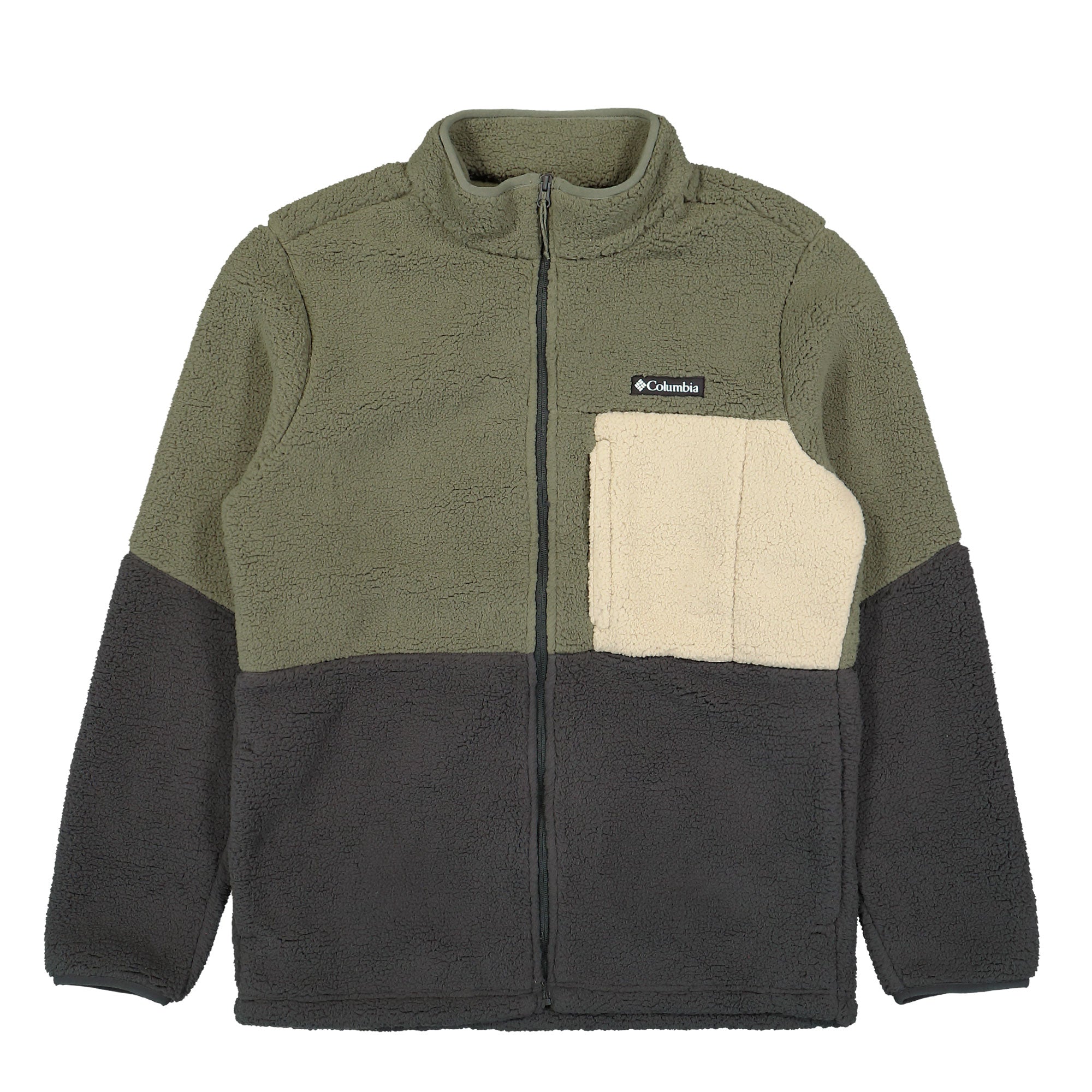 Columbia Mountainside Heavyweight Fleece Jacket Stone Green Fleece Jackets 1911083398 | Overkill