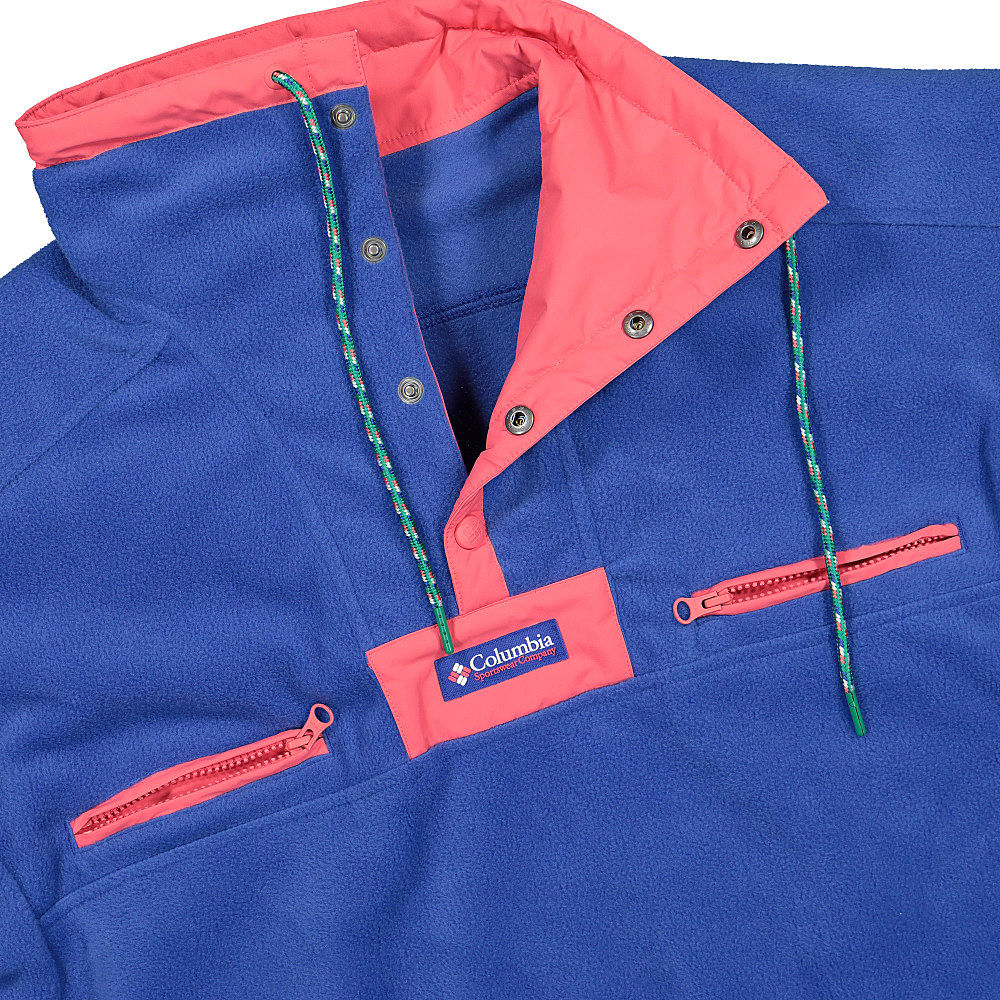 Columbia Powder Keg Fleece Lapis Blue Sweatshirts Close-up | Overkill