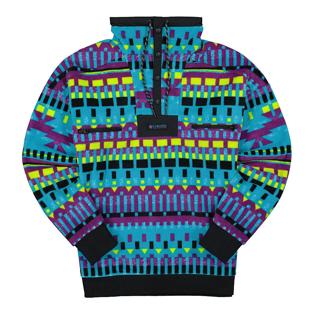 Columbia Powder Keg Fleece Fjord Blue Print Sweatshirts 1911833462 | Overkill