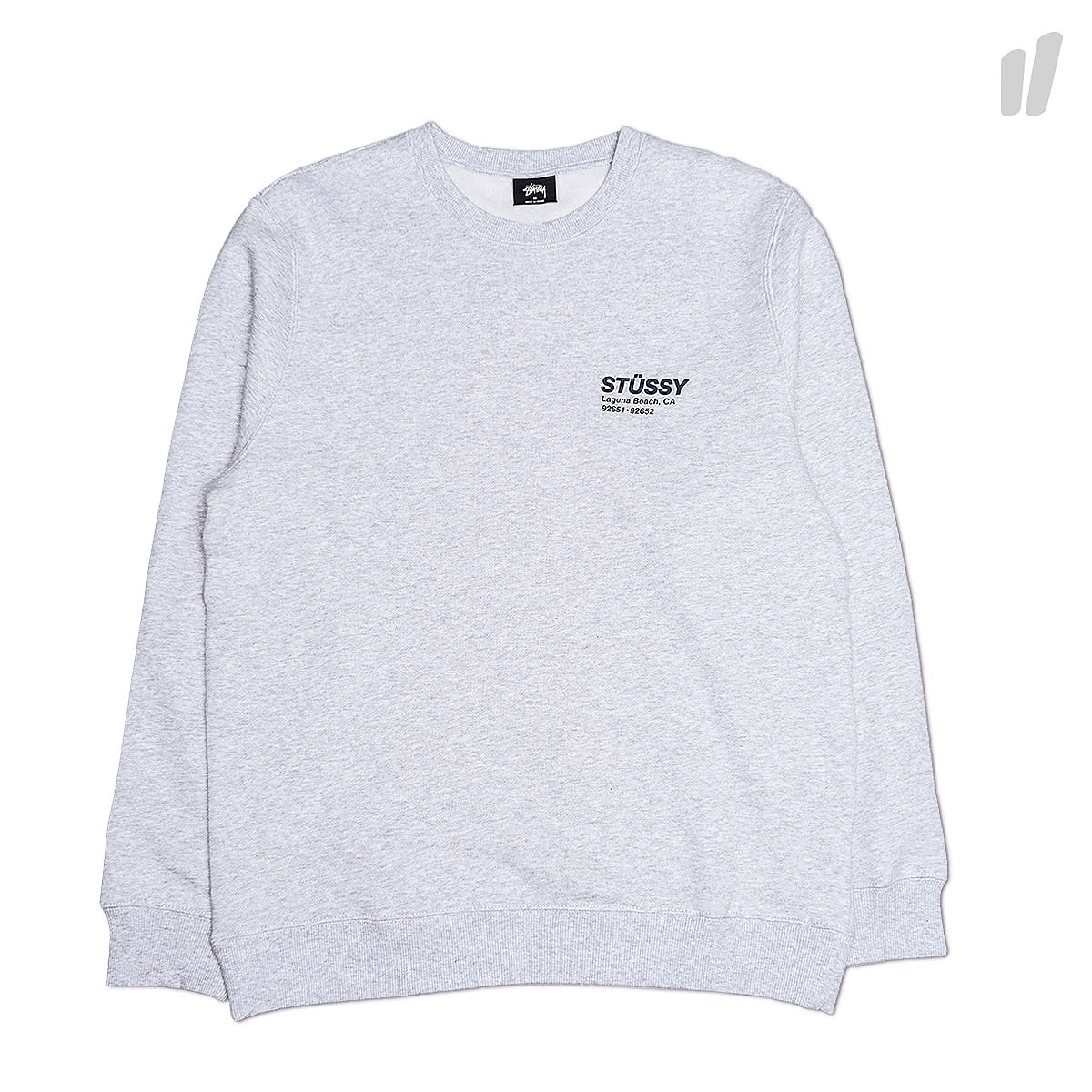 Stussy Surf & Sport Crew Ash Heather Sweatshirts 1914269 / 0062 | Overkill