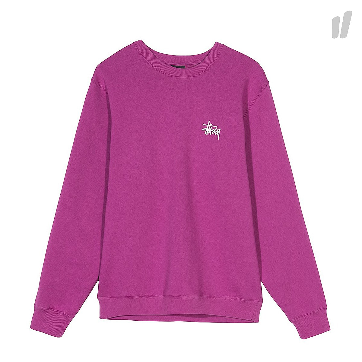 Stussy Basic Crew Berry Sweatshirts 1914339 / 0623 | Overkill