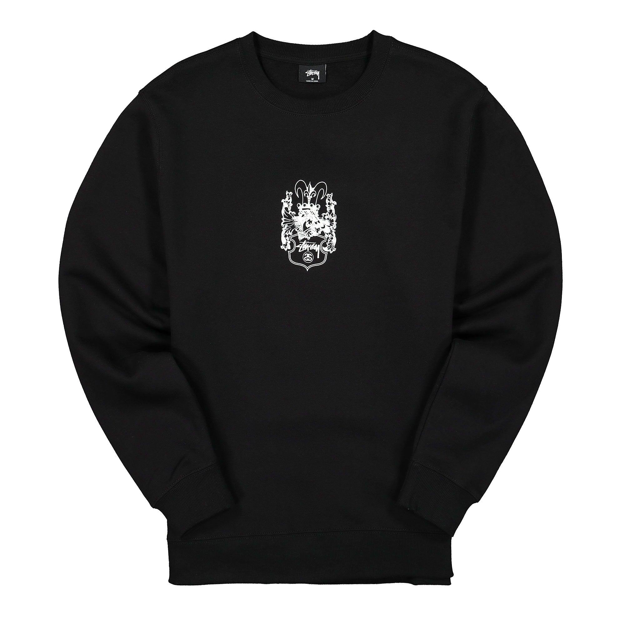 Stussy True To This Crew Black Sweatshirts 1914533 / 0001 | Overkill