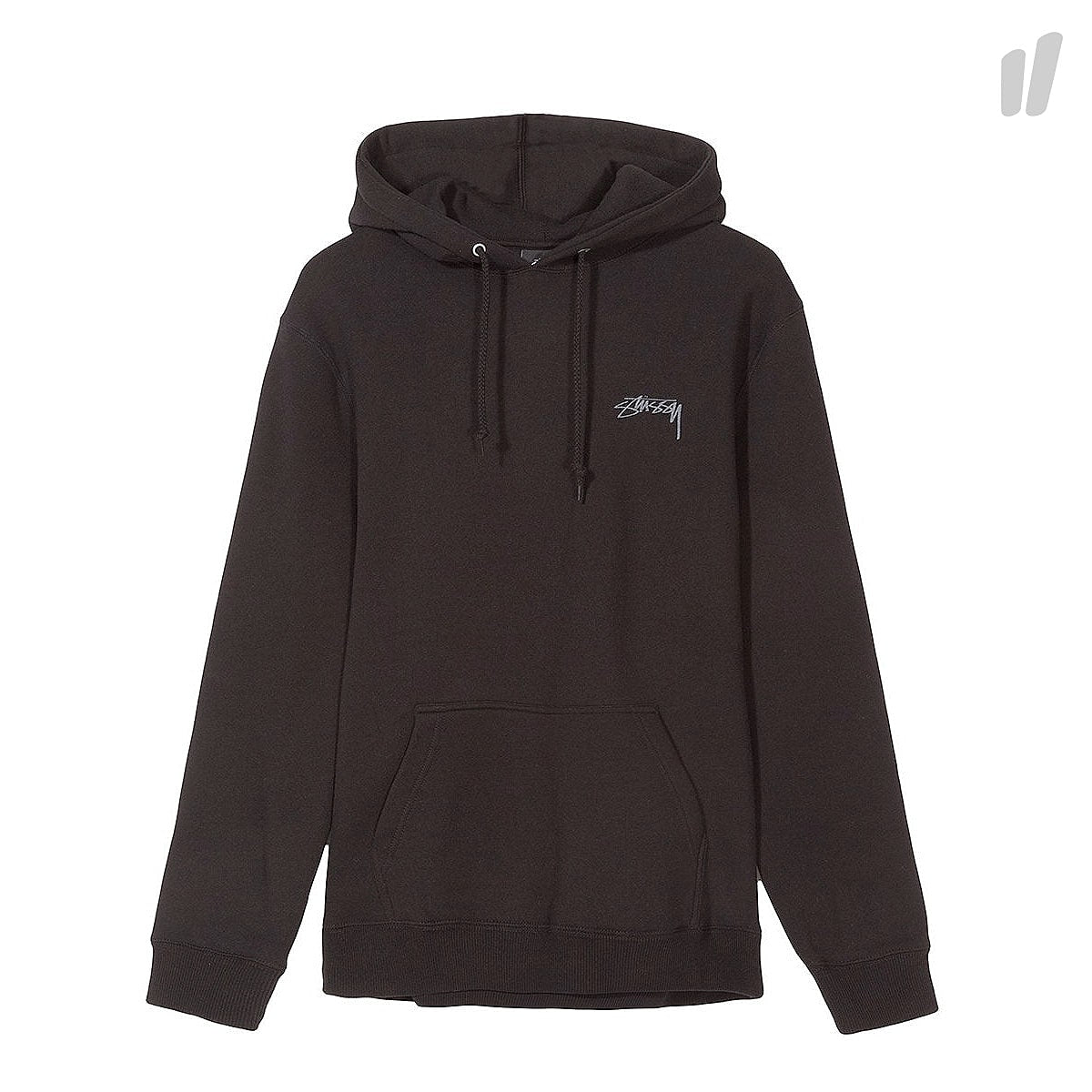 Stussy Smooth Stock Hood Black Hoodies 1924180 / 0001 | Overkill