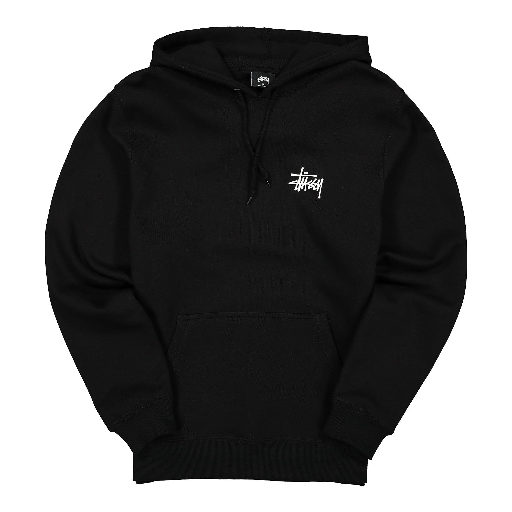 Stussy Basic Hood Black Hoodies 1924500 / 0001 | Overkill