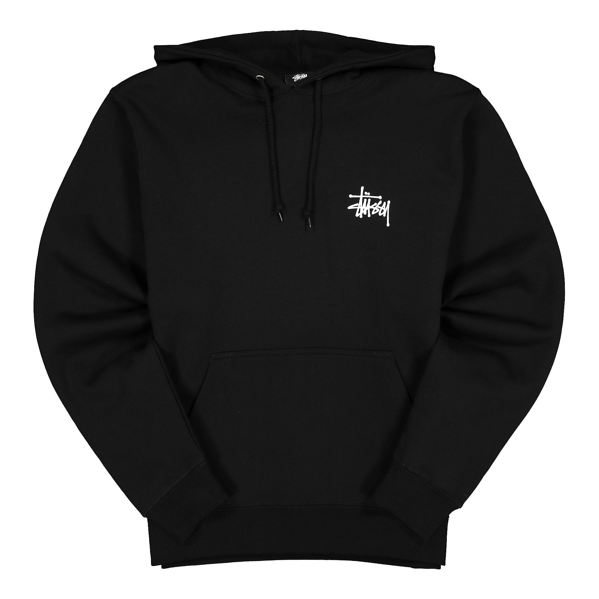Stussy Basic Hood Black Hoodies 1924567 / 0001 | Overkill
