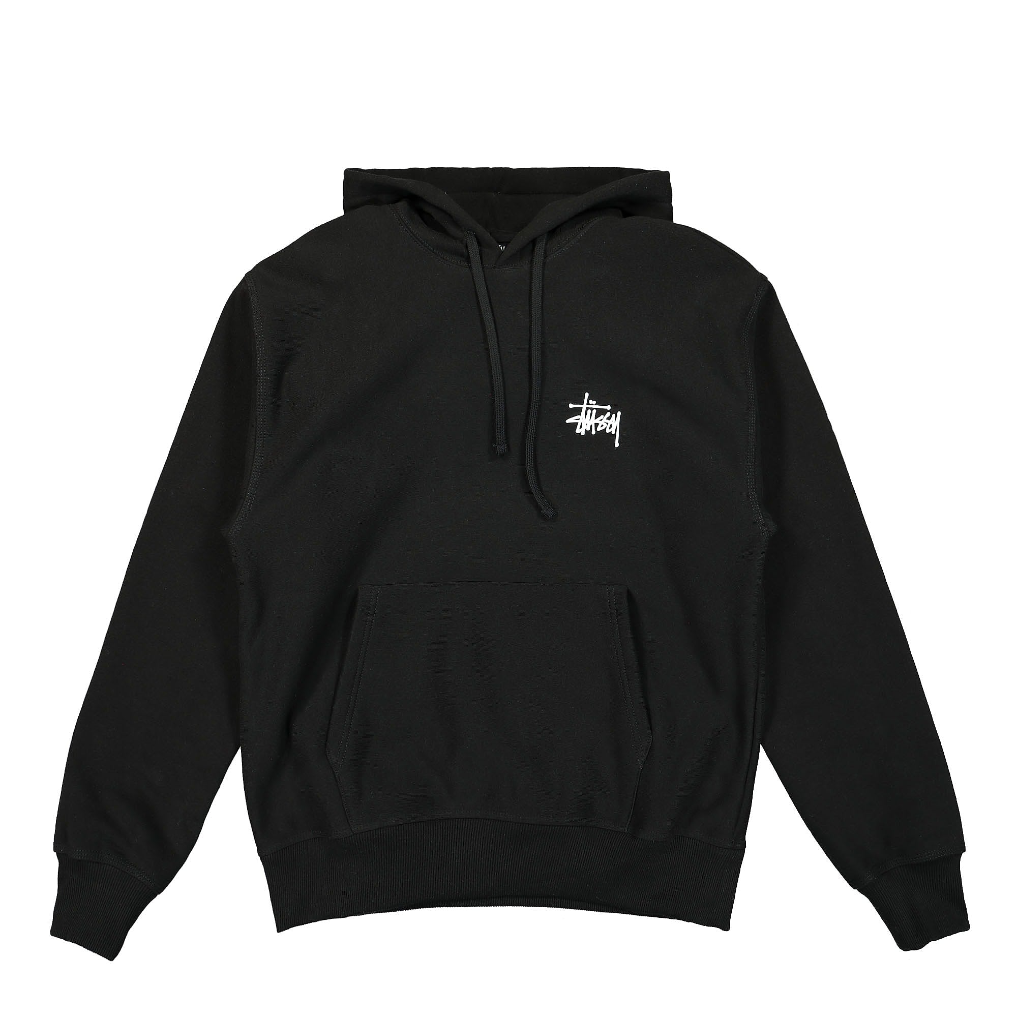 Stussy Basic Hood Black Hoodies 1924762 / 0001 | Overkill