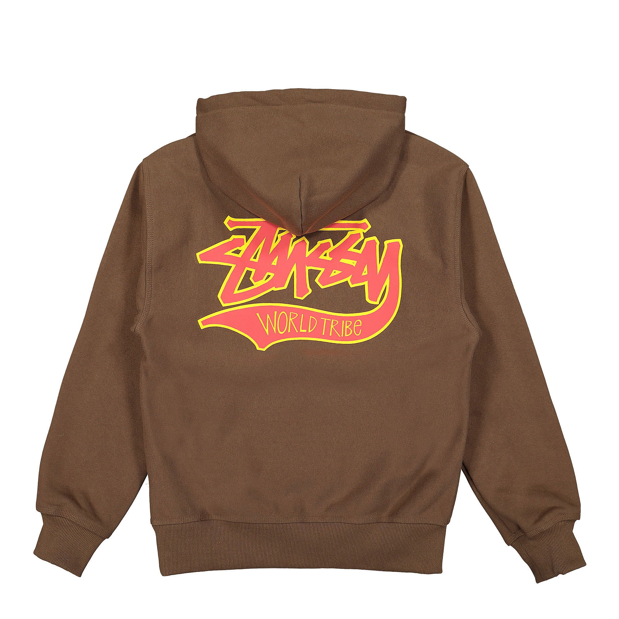 Stussy Slugger Hood Coffee Hoodies Material | Overkill