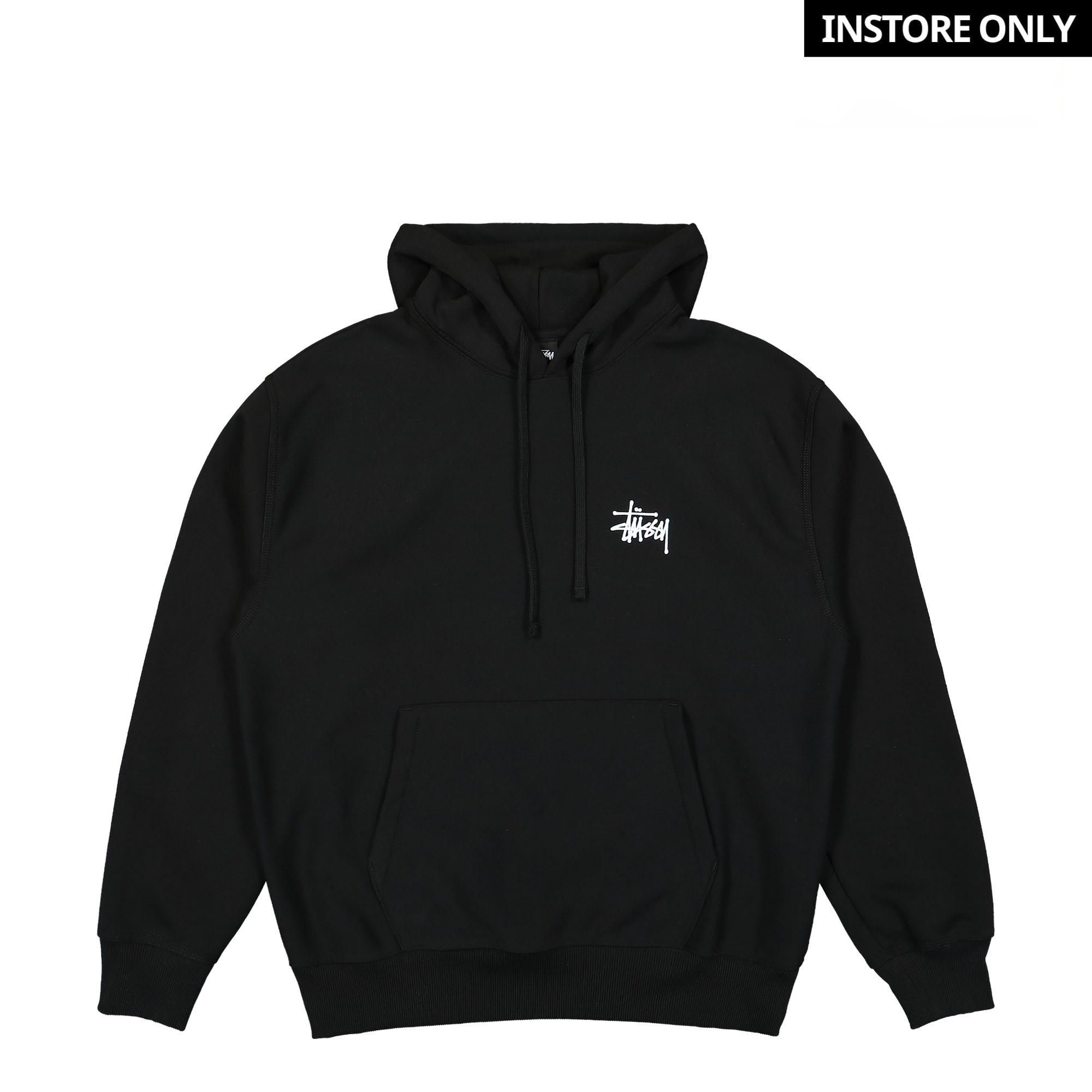 Stussy Basic Stussy Hoodie Black Hoodies 1924870 / 0001 | Overkill