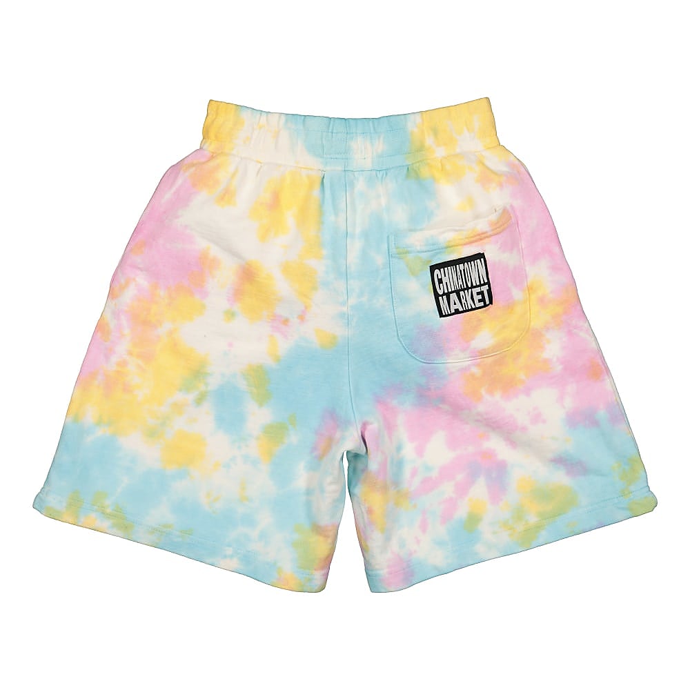 Market Smiley Multi Sweatshort Tie Dye Tie Dye Purple Shorts Material | Overkill