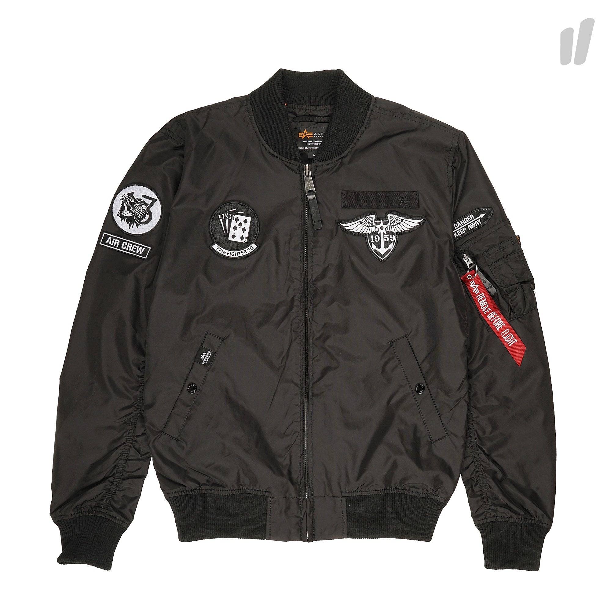 Alpha Industries MA-1 TT Patch SF Black Bomber & Varsity Jackets 196102 / 03 | Overkill