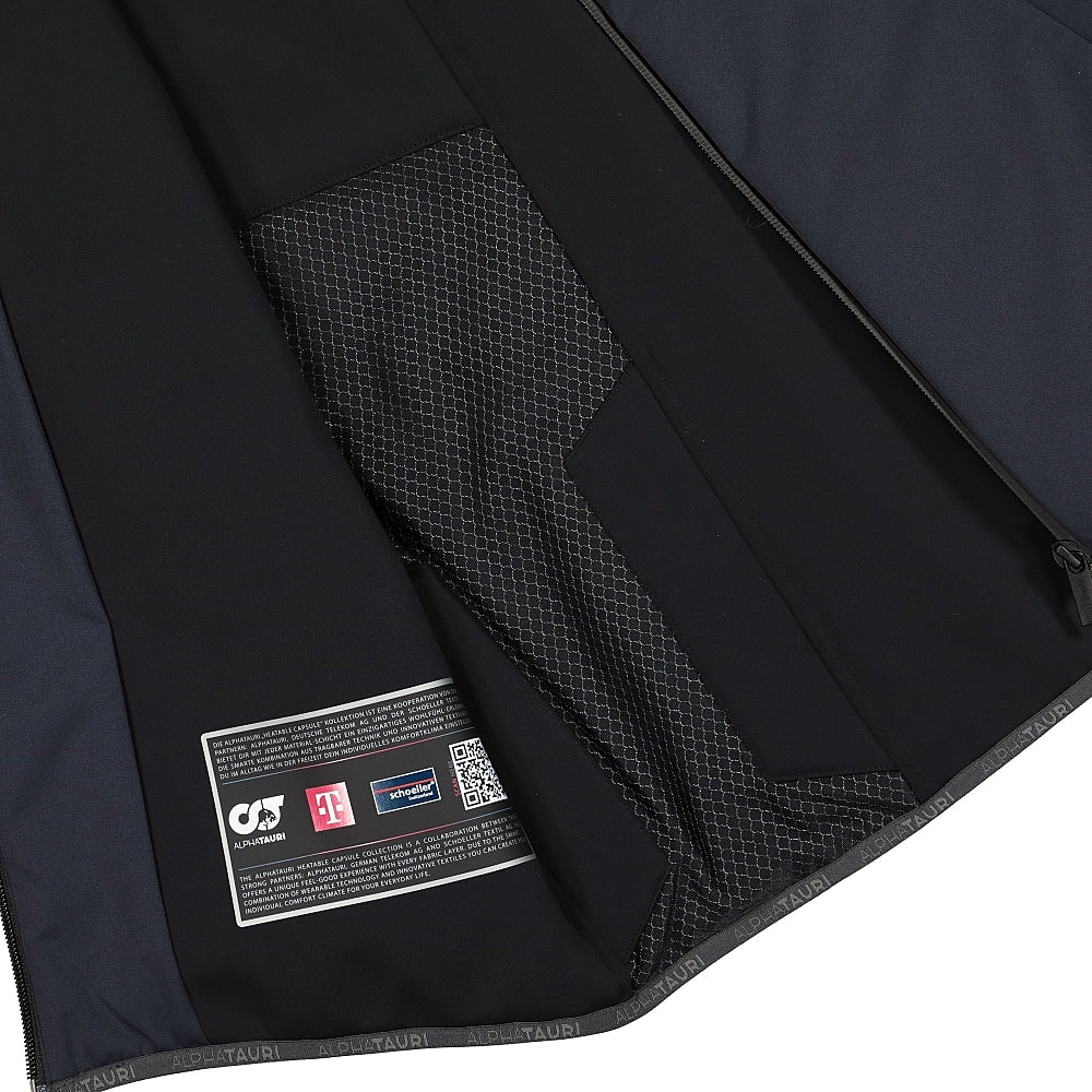 AlphaTauri ATA OTEMPV1.C1.03 Heatable Vest Navy Vests Detailfoto | Overkill