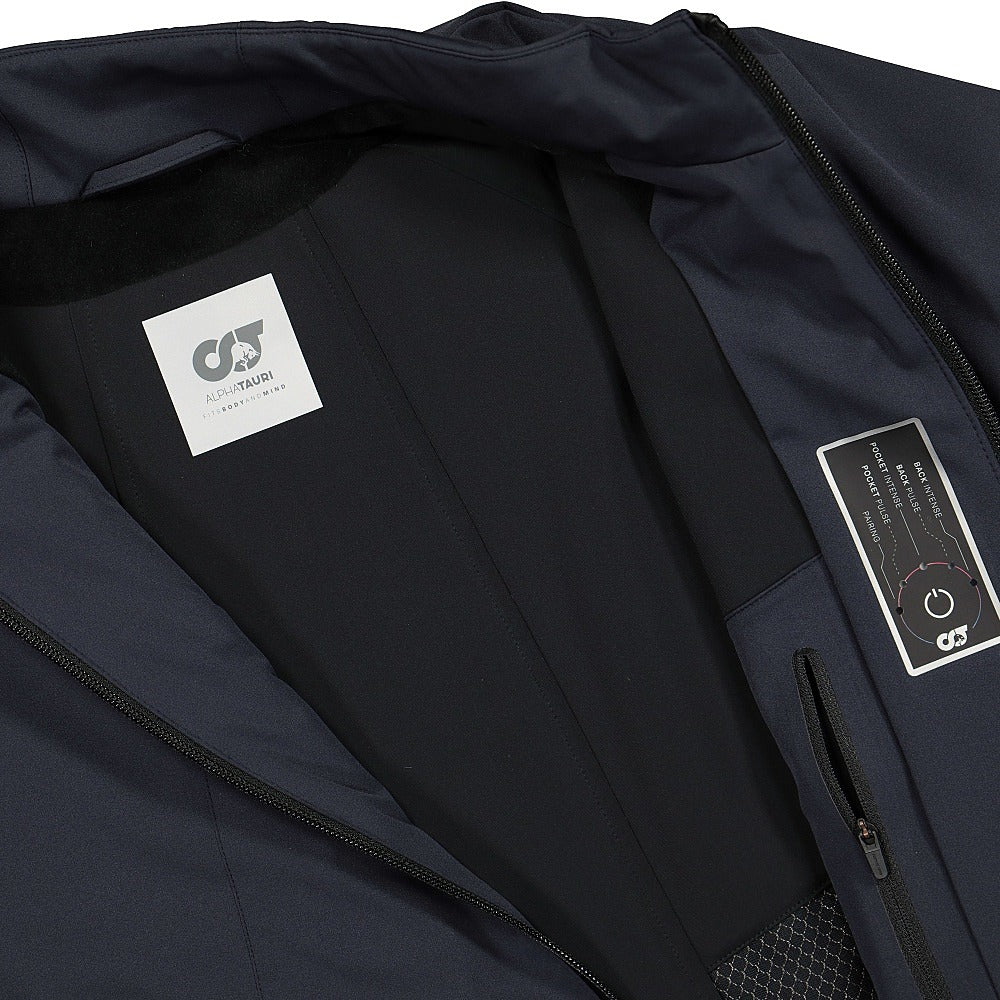 AlphaTauri ATA OTEMAV1.C1.03 Heatable Jacket Navy Jackets Close-up | Overkill