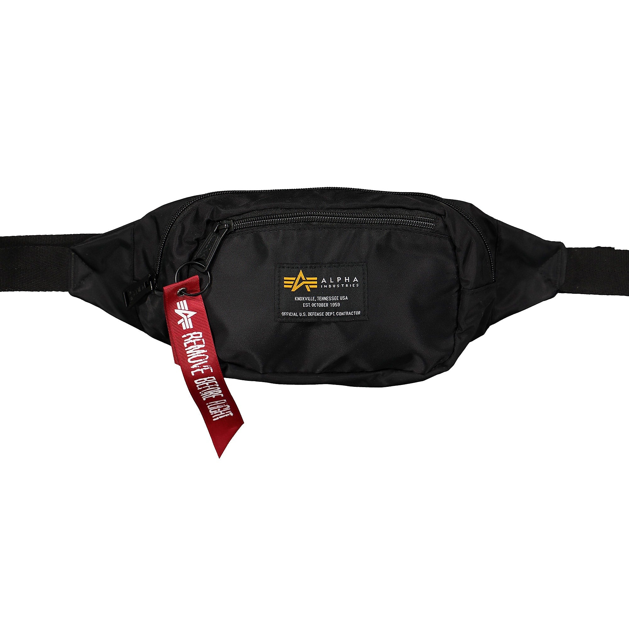 Alpha Industries Crew Waist Bag Black Hip & Waist Bags 196923 / 03 | Overkill