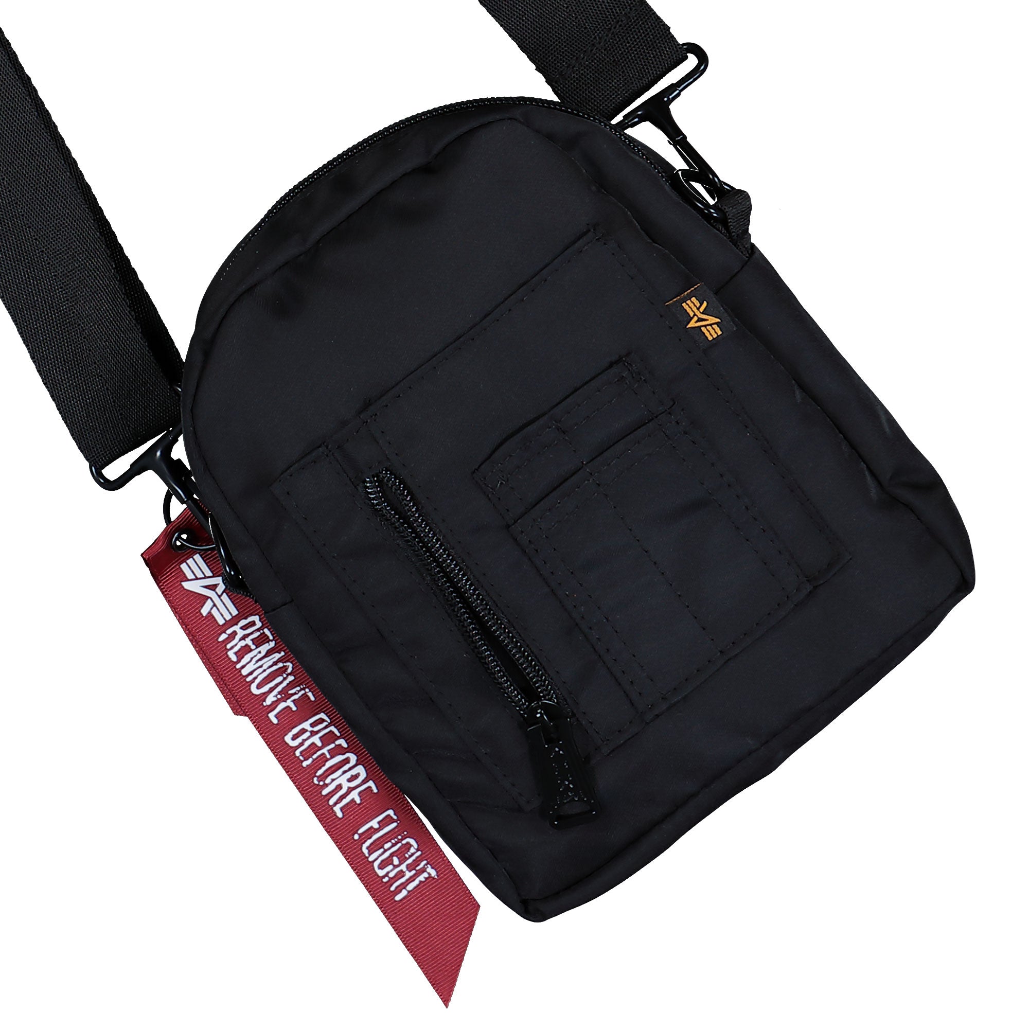 Alpha Industries Crew Carry Bag Black Shoulder Pouch 196924-03 Detailfoto | Overkill