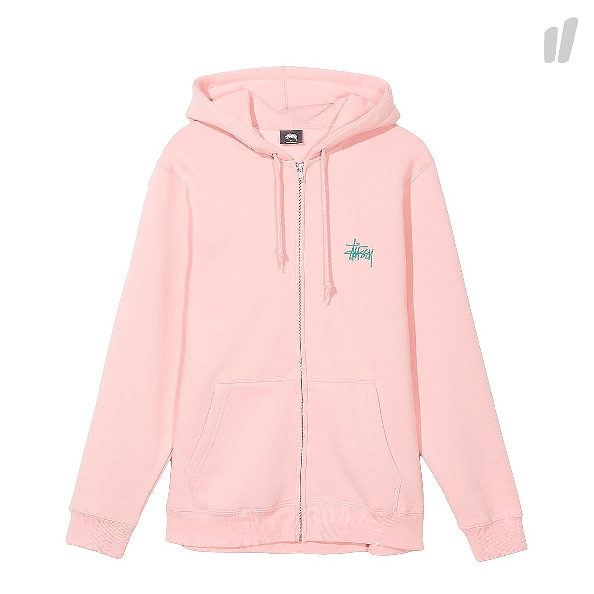 Stussy Basic Zip Hood Dusty Rose Hoodies 1974143 / 18982 | Overkill