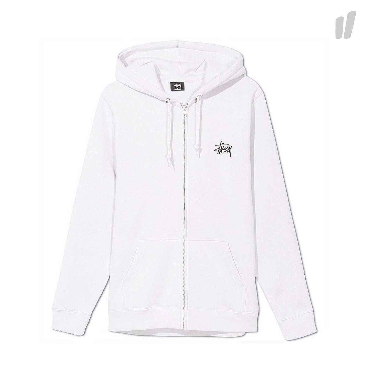 Stussy Basic Zip Hood Fog Hoodies 1974143 / Fog | Overkill