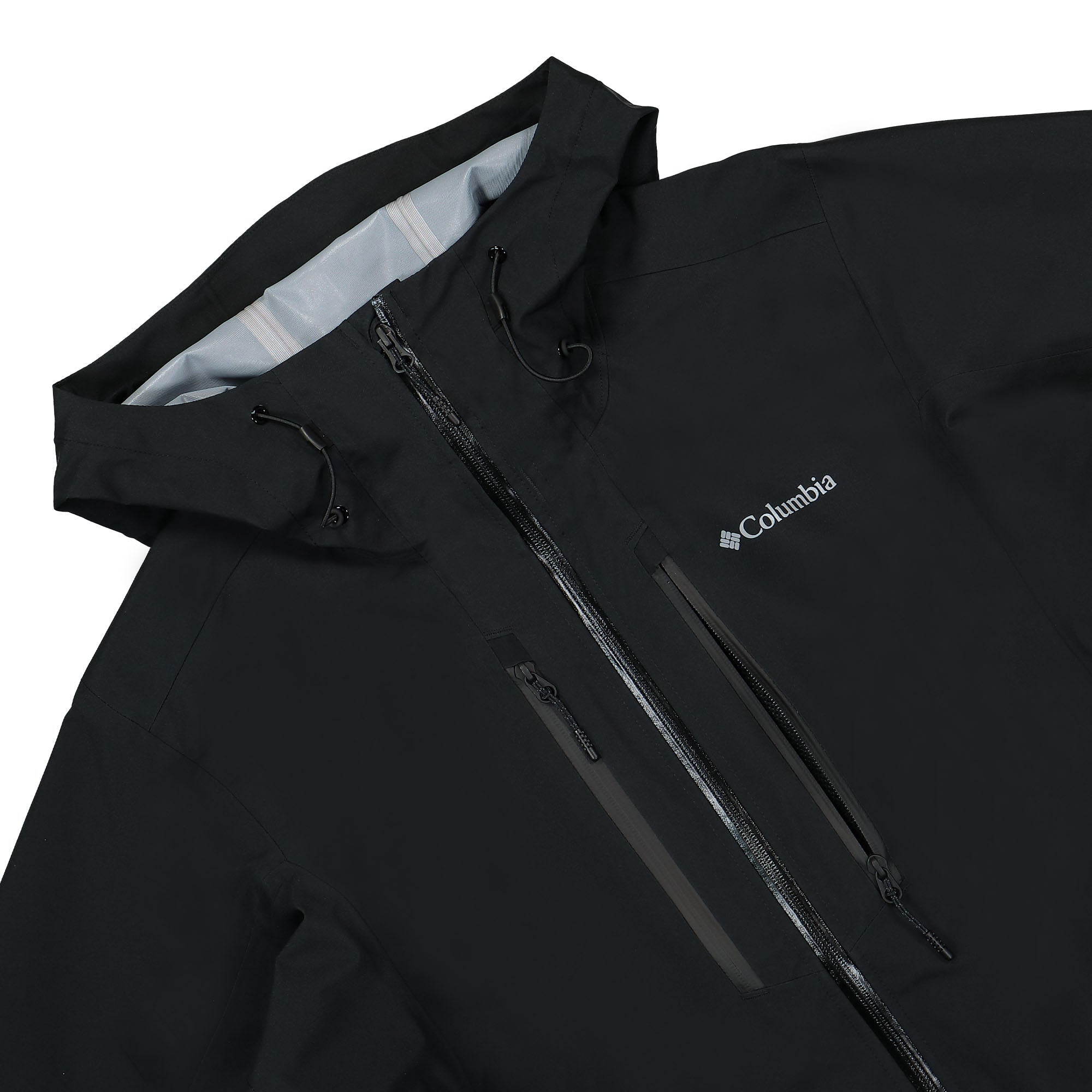 Columbia Peak Creek Shell Black Windbreaker Detailfoto | Overkill
