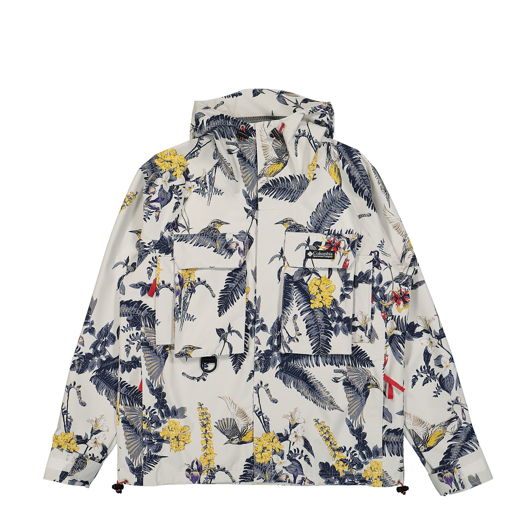 Columbia Field Creek Fraser Shell Sea Salt Wildlife Guide Print Windbreaker 1989131125 | Overkill