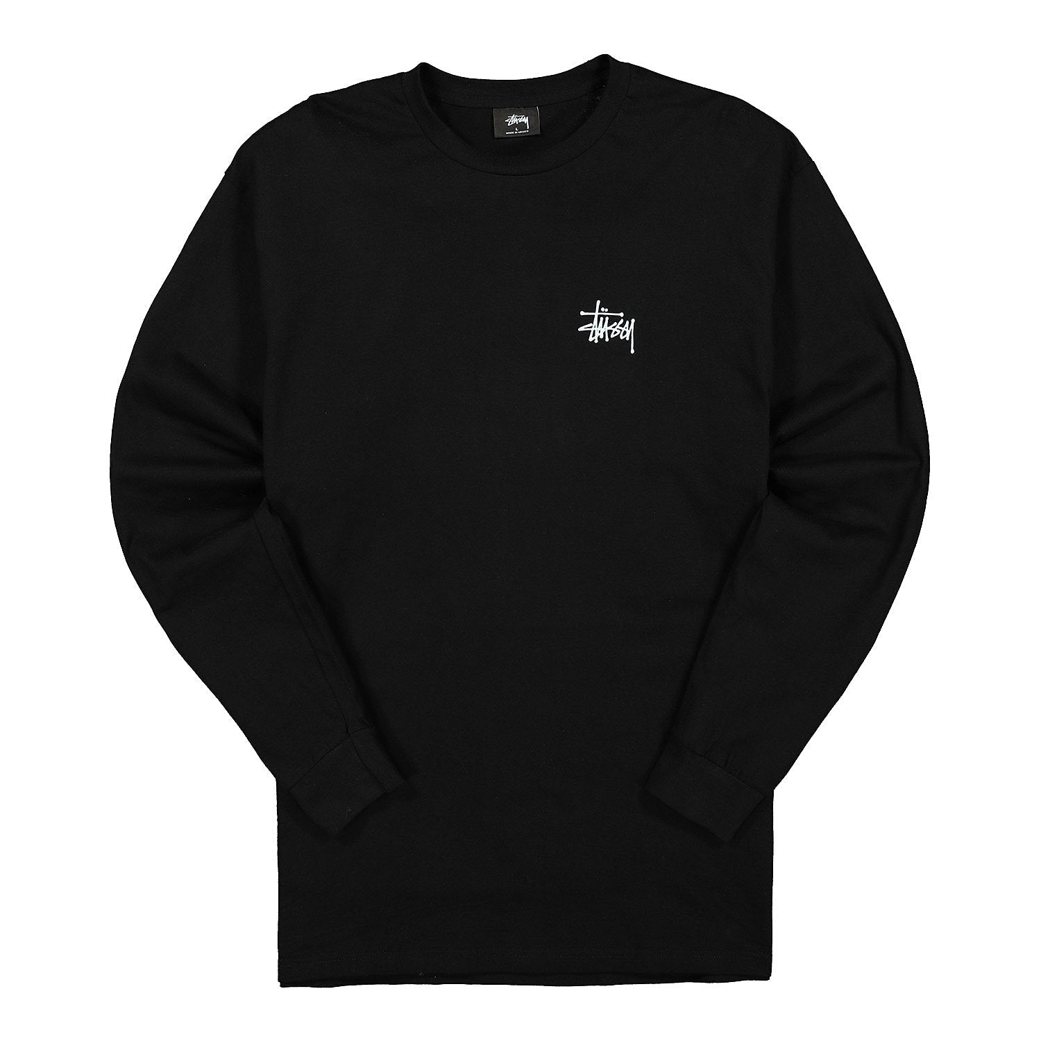 Stussy Basic Longsleeve Tee Black Longsleeves 1993838 / 0001 | Overkill