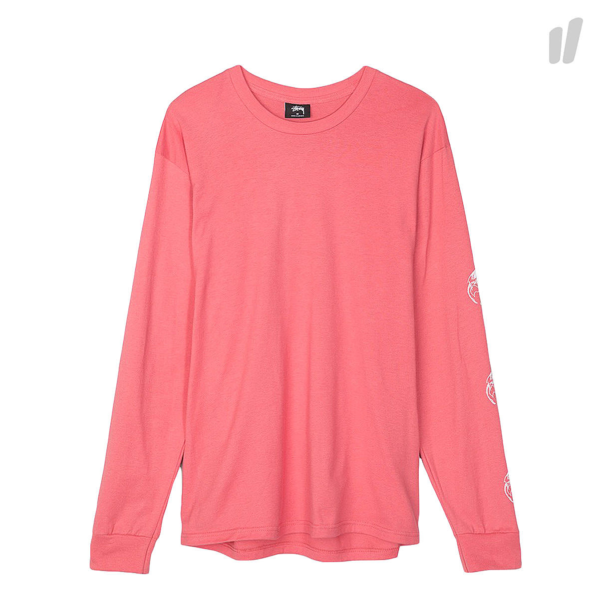 Stussy Stock World Longsleeve Tee Dark Pink Longsleeves 1994091 / 0674 | Overkill