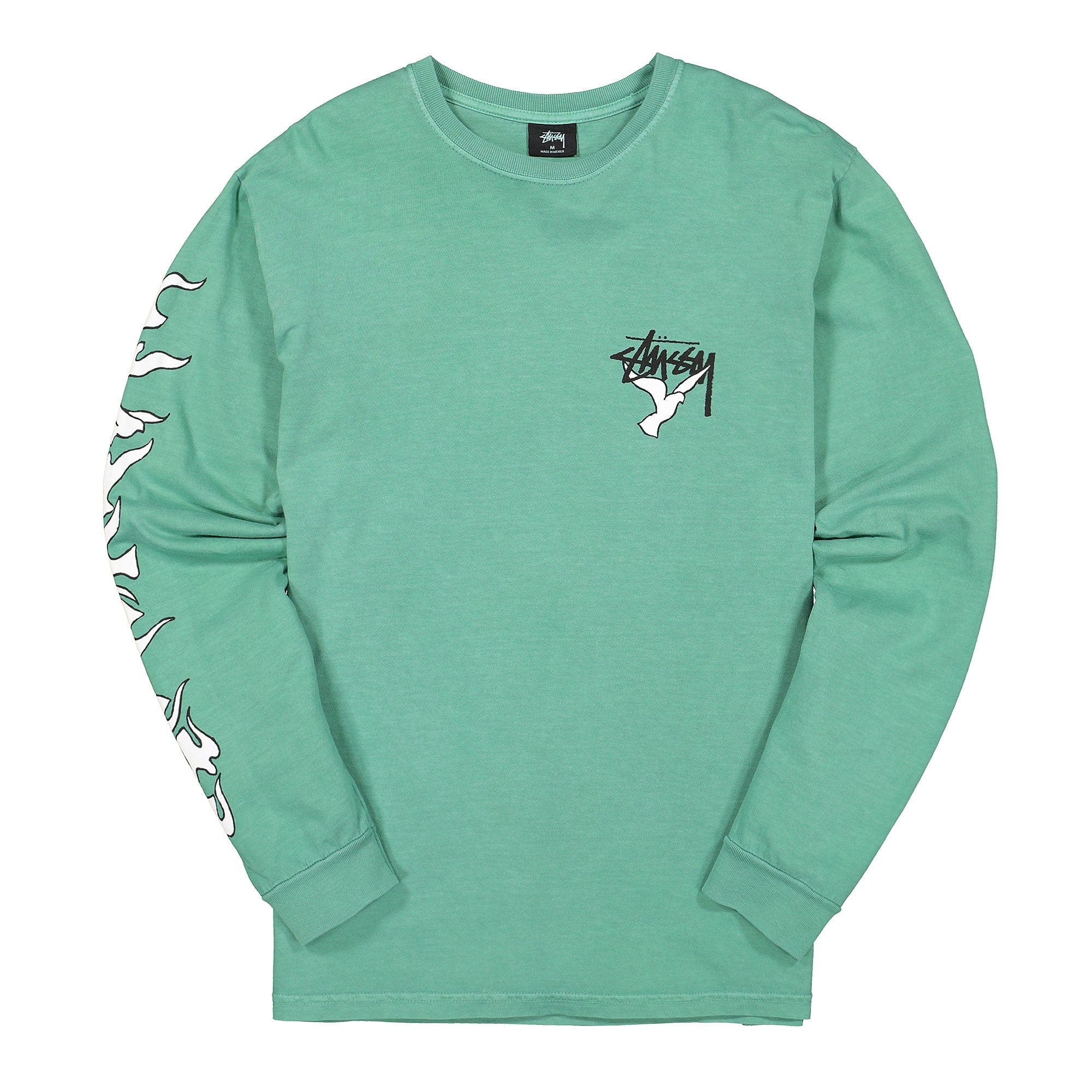 Stussy One Love Pigment Dyed Longsleeve Tee Moss Longsleeves 1994532 / 0411 | Overkill