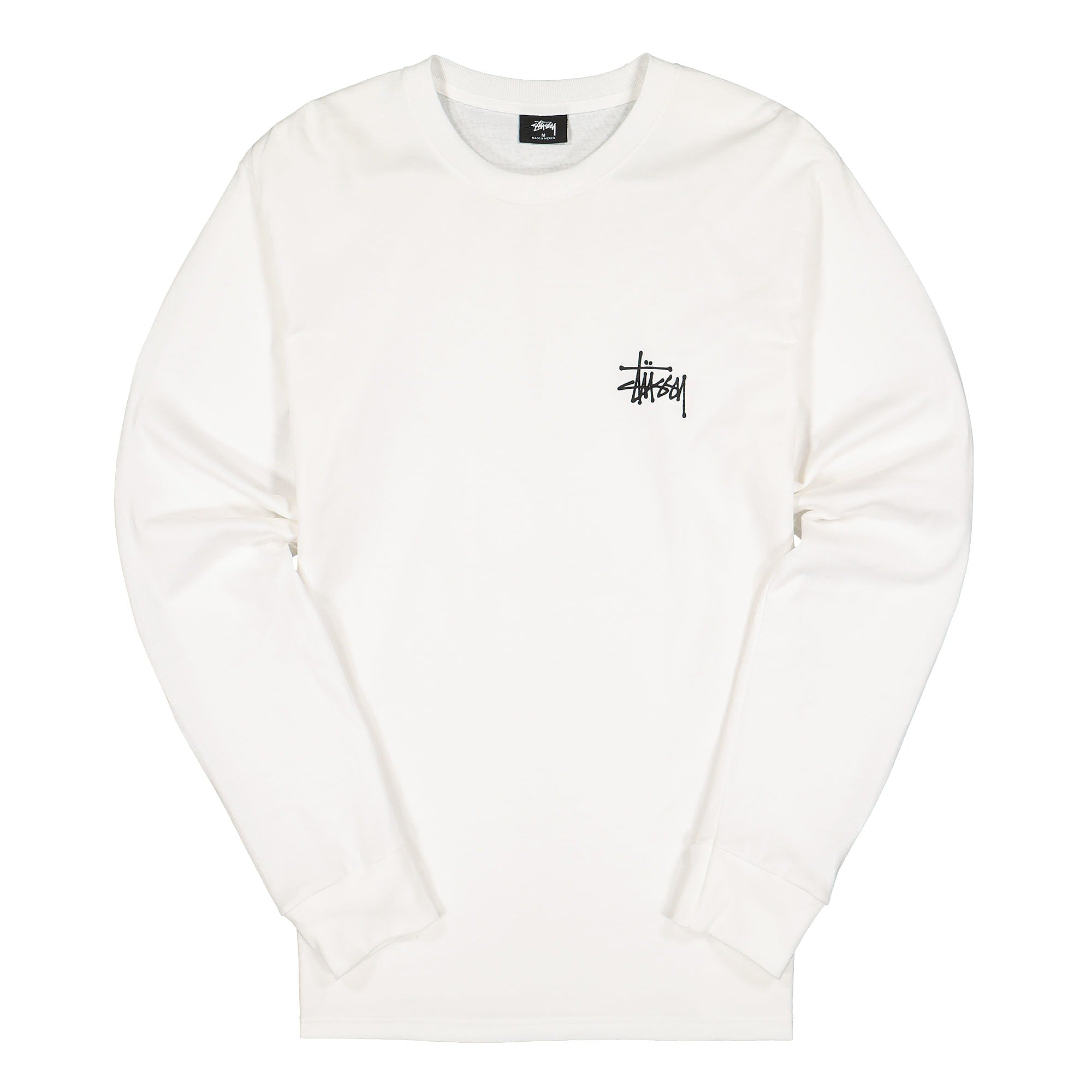 Stussy Basic Longsleeve Tee White Longsleeves 1994535 / 1201 | Overkill