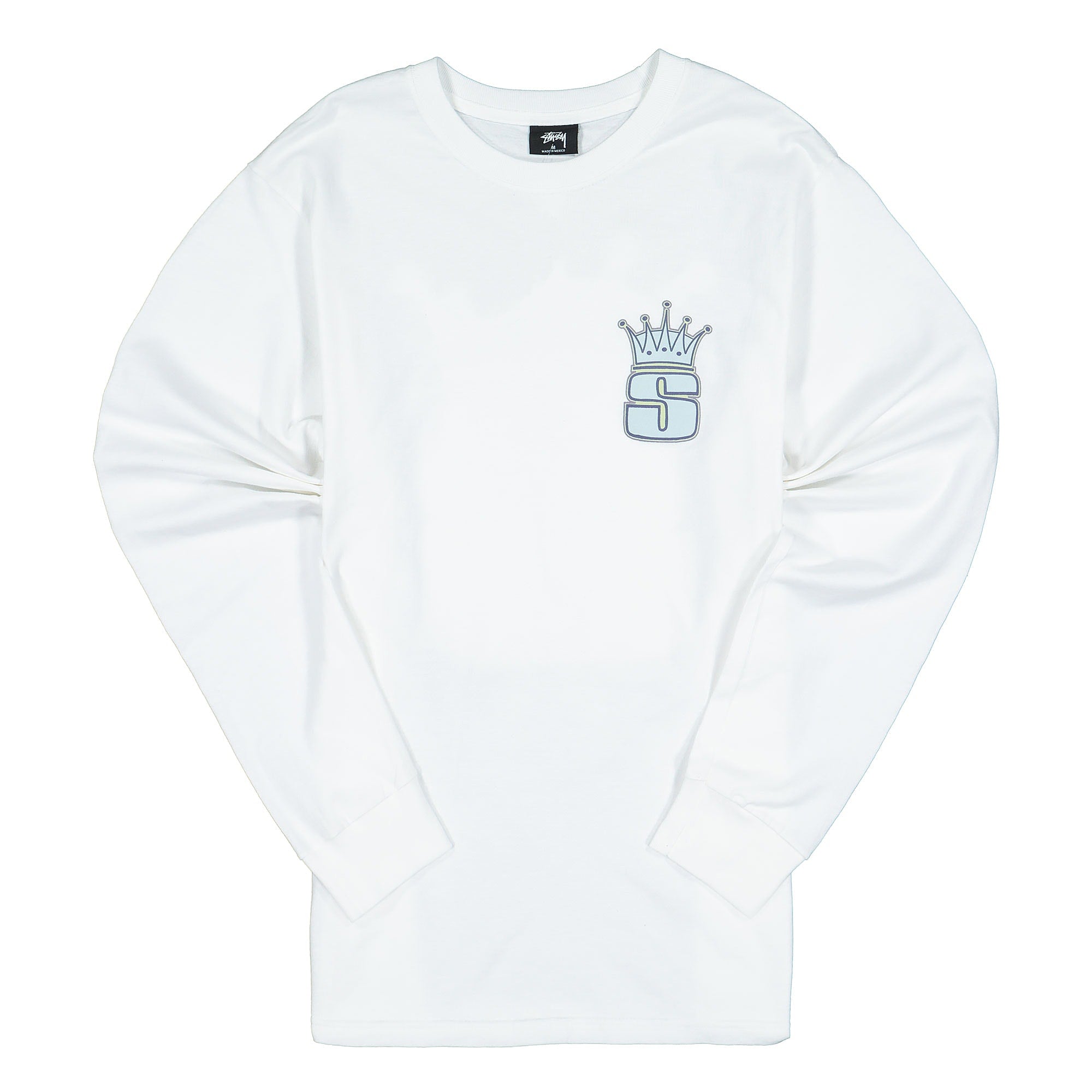 Stussy S Crown Longsleeve Tee White Longsleeves 1994561 / 1201 | Overkill