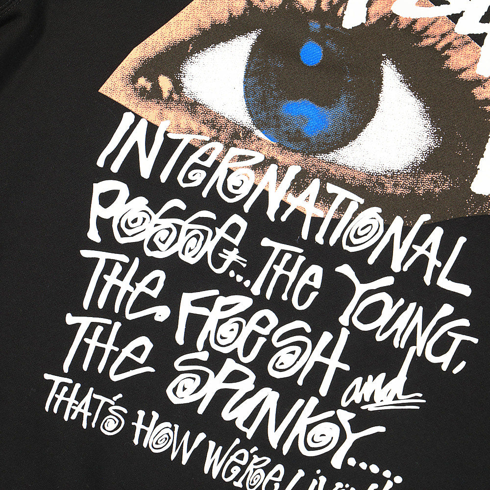 Stussy Ocular Longsleeve Tee Black Longsleeves Detailfoto | Overkill