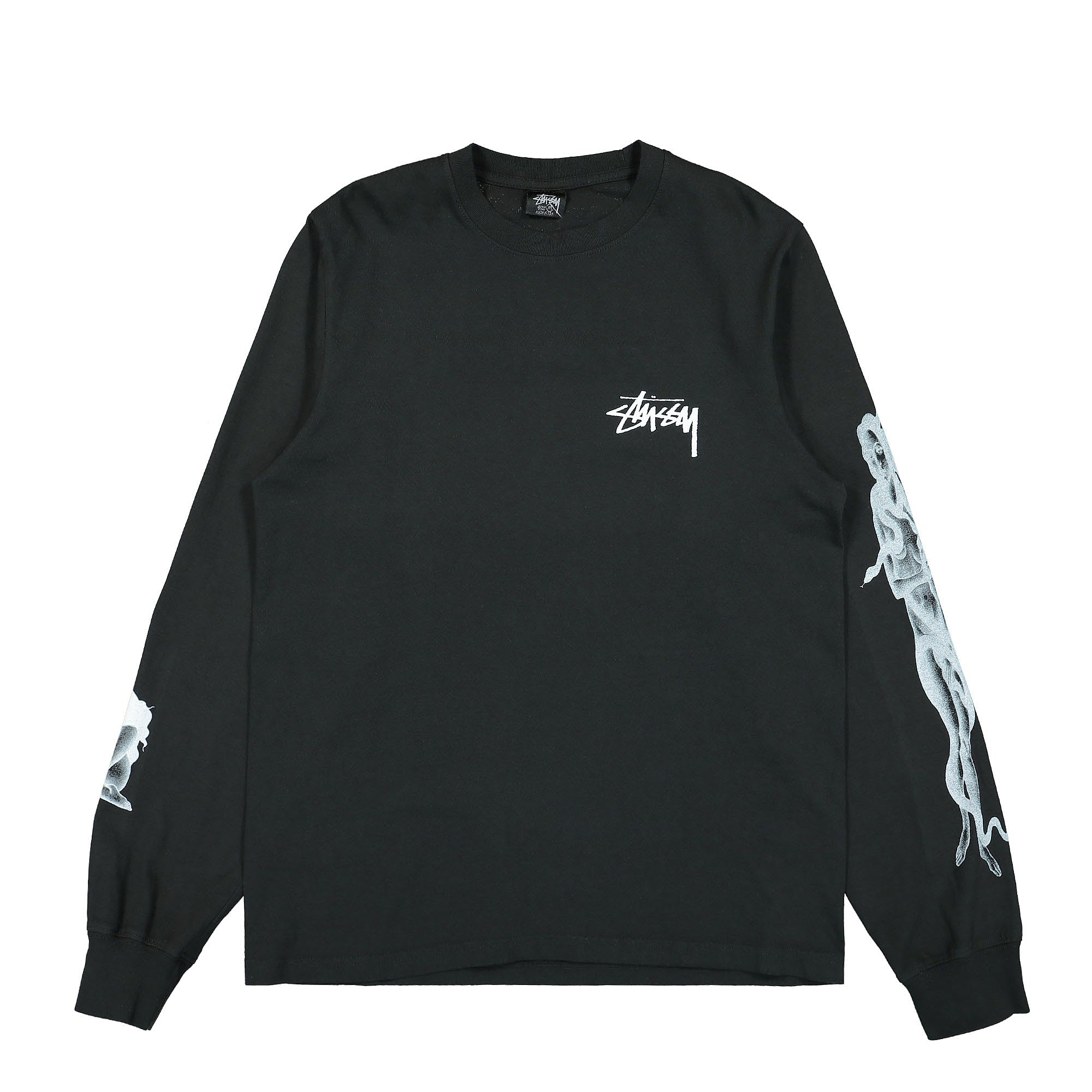 Stussy Venus Pigment Dyed LS Tee Black Longsleeves 1994810 / 0001 | Overkill