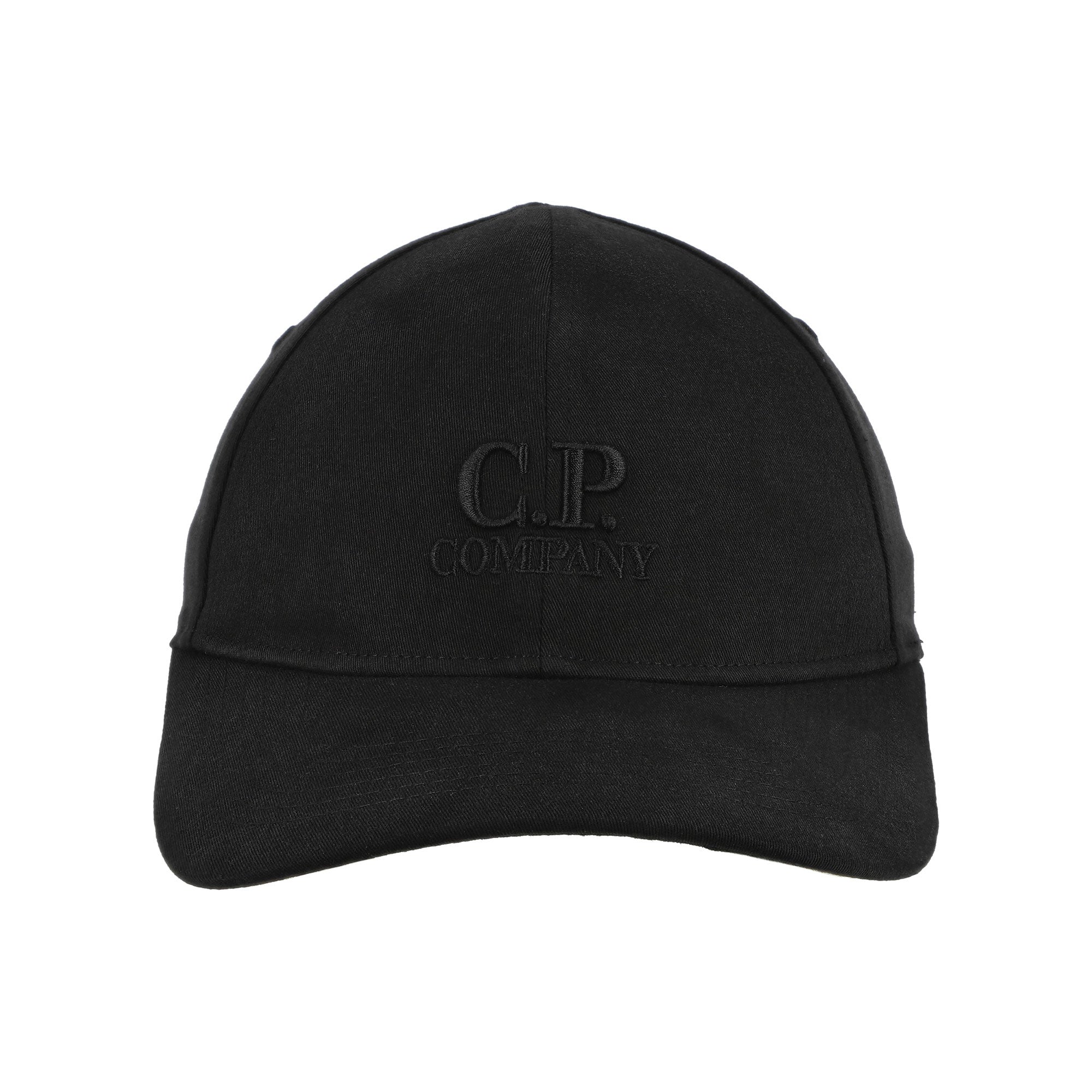 C.P. Company Gabardine Baseball Cap Black Caps 19CMAC225A-006288A 999 Detail View 1 | Overkill