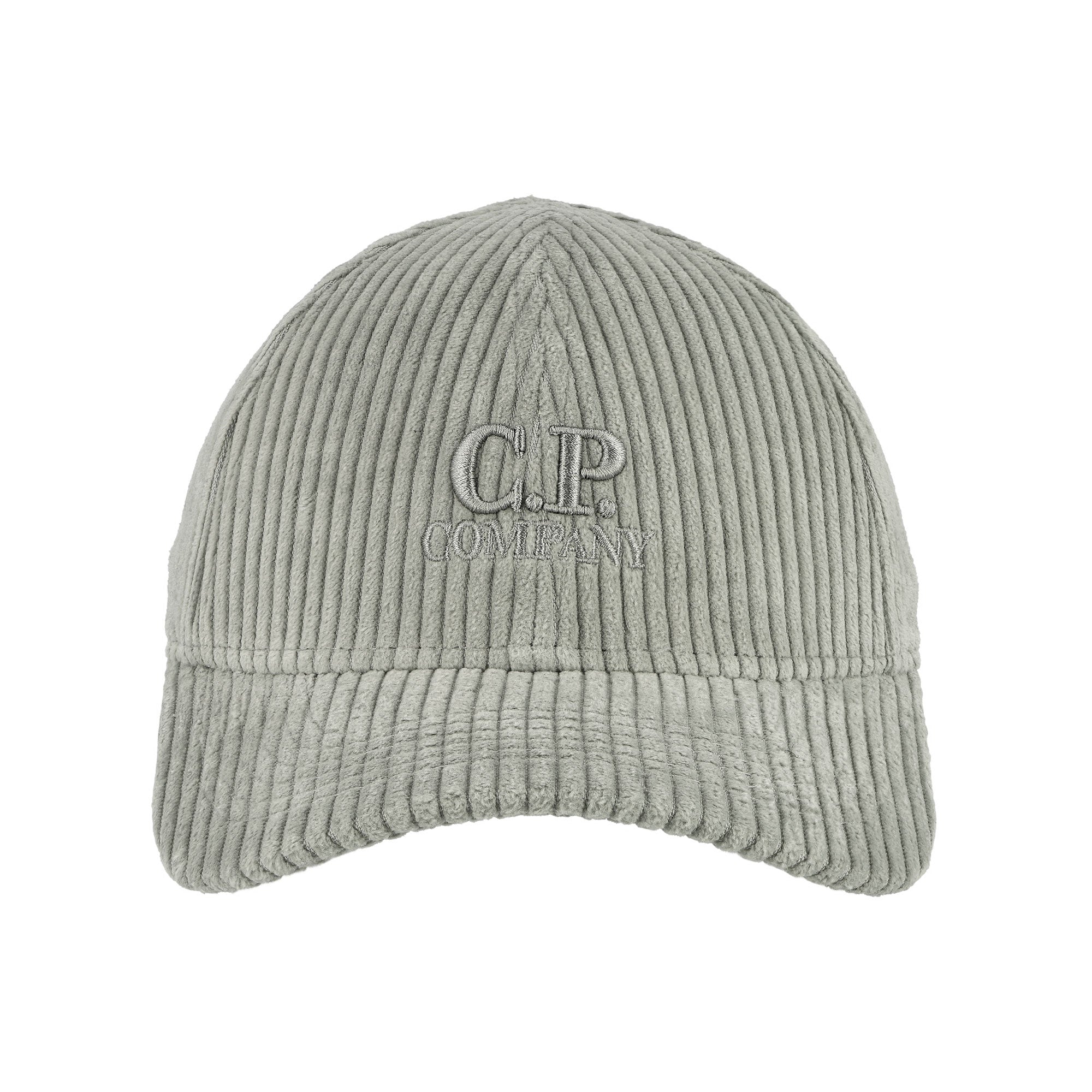 C.P. Company Corduroy 350 Baseball Cap London Fog Caps 19CMAC226A-110472A 331 Detail View 1 | Overkill