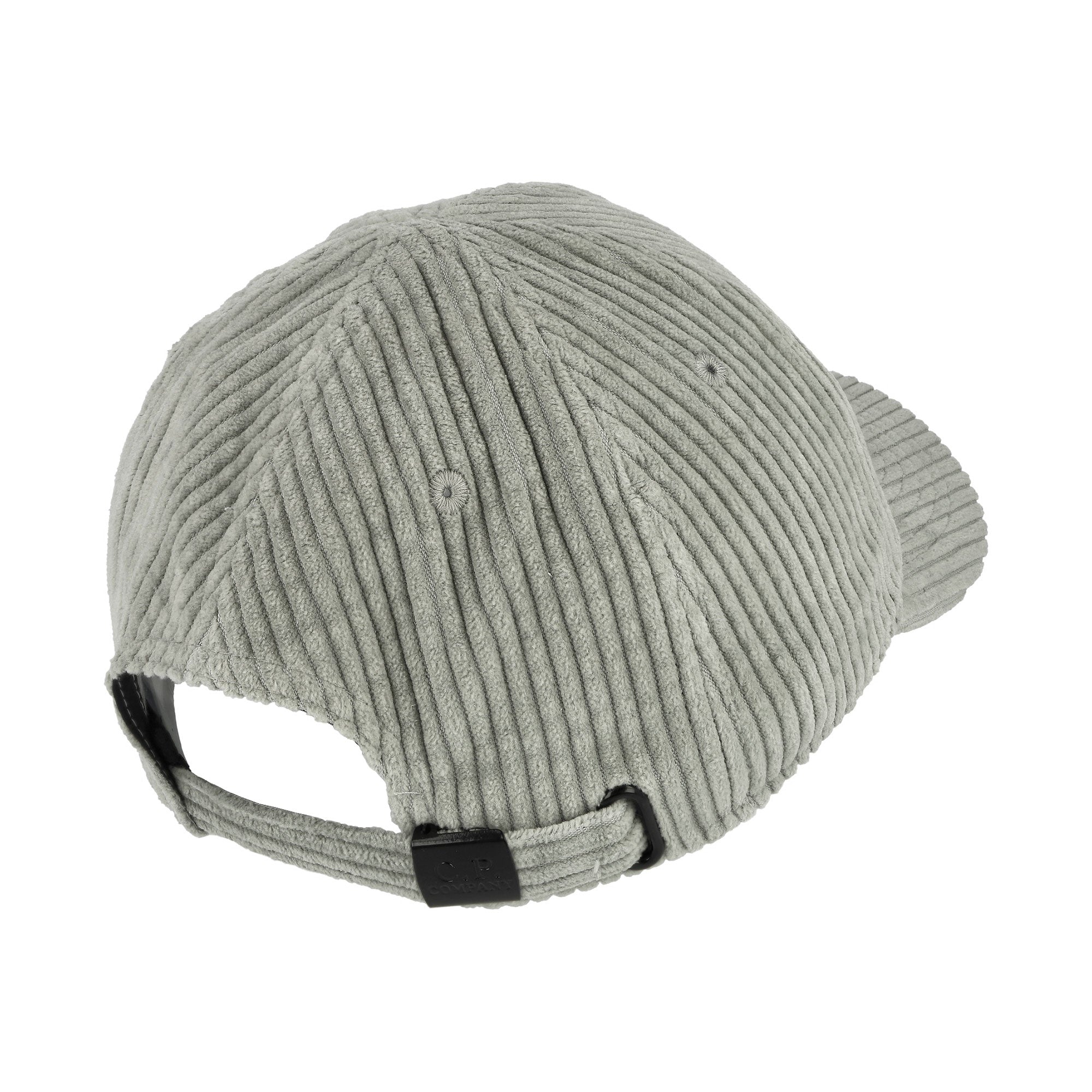 C.P. Company Corduroy 350 Baseball Cap London Fog Caps 19CMAC226A-110472A 331 Detail View 2 | Overkill