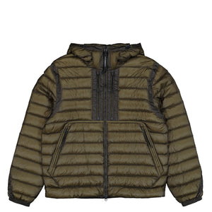 C.P. Company D.D. Shell Goggle Down Jacket Ivy Green Jackets 19CMOW031A-110416A 683 | Overkill