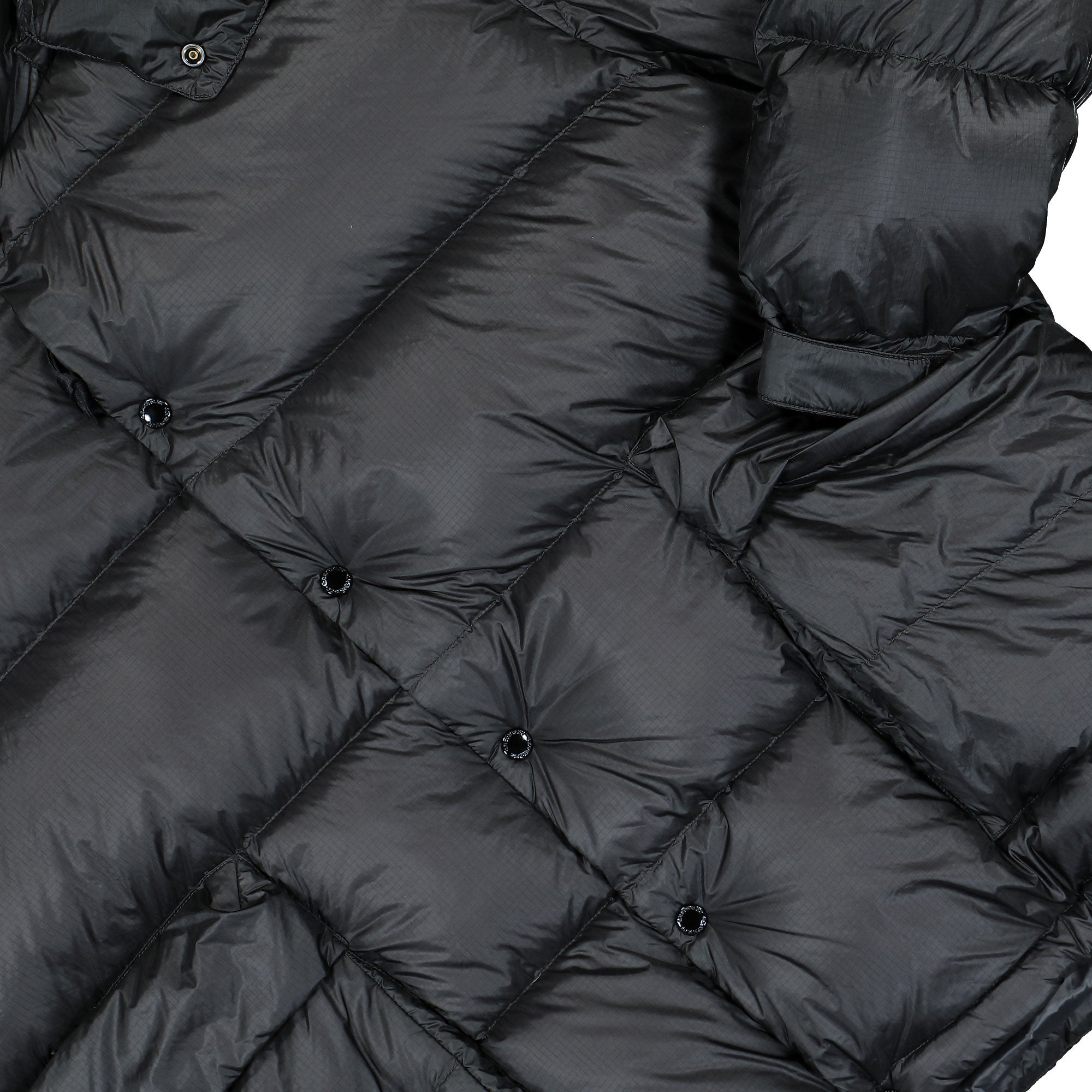 C.P. Company DD Shell Hooded Medium Down Jacket Black Down Jacket 19CMOW191A-110416A 999 Detail View 1 | Overkill
