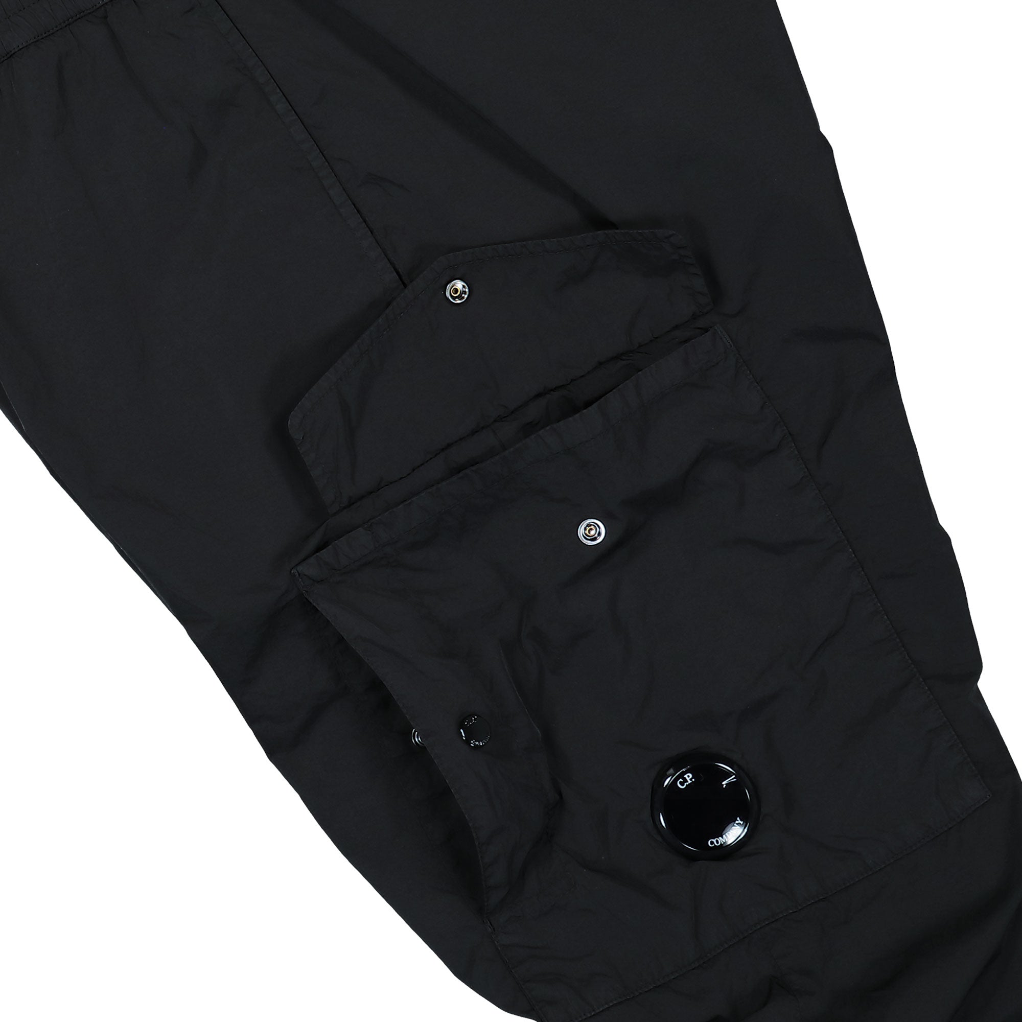 C.P. Company Chrome-R Lens Cargo Pants Black Cargo Pants 19CMPA162A-005904G 999 Detail View 3 | Overkill