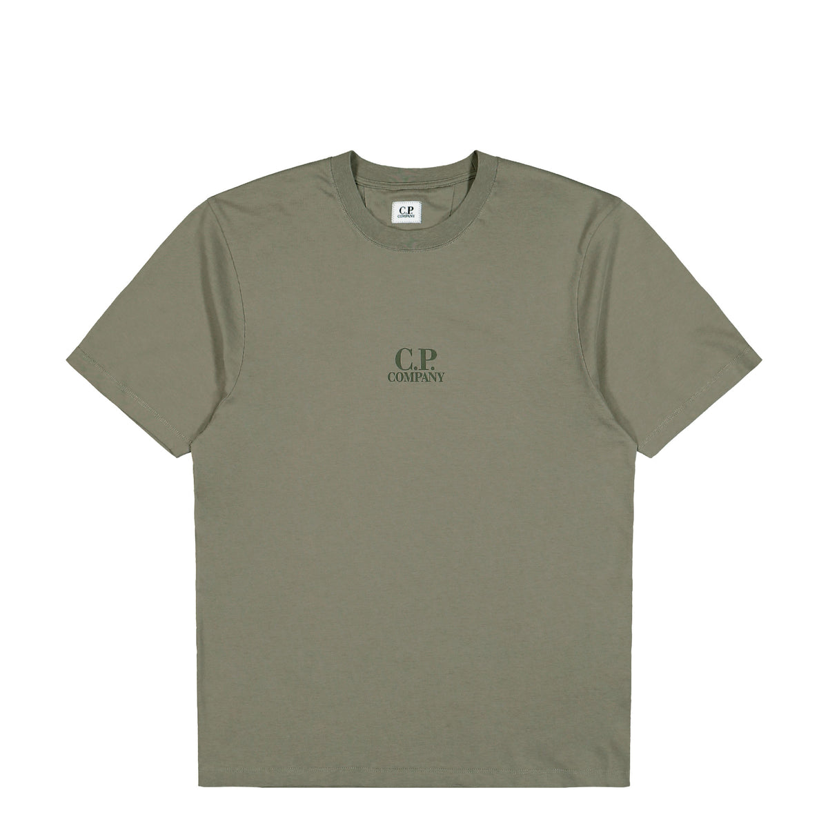 C P Company Indigo Jersey Logo T Shirt Tees 600061031dbl main image 1