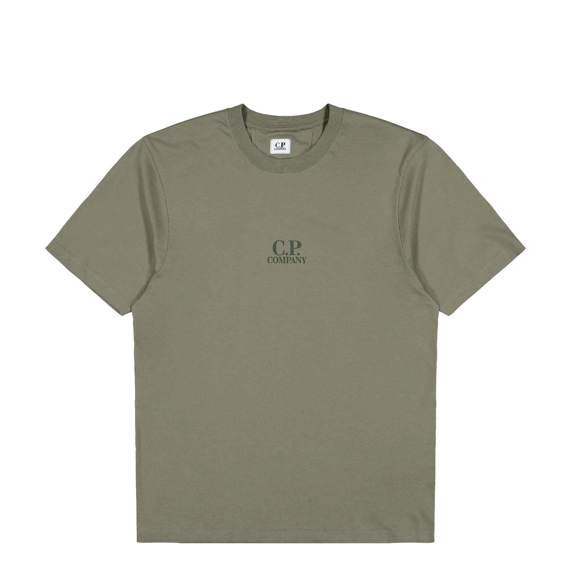 C.P. Company 30/1 Jersey Logo T-Shirt Fallen Rock T-Shirts 19CMTS106A-006586W 356 | Overkill