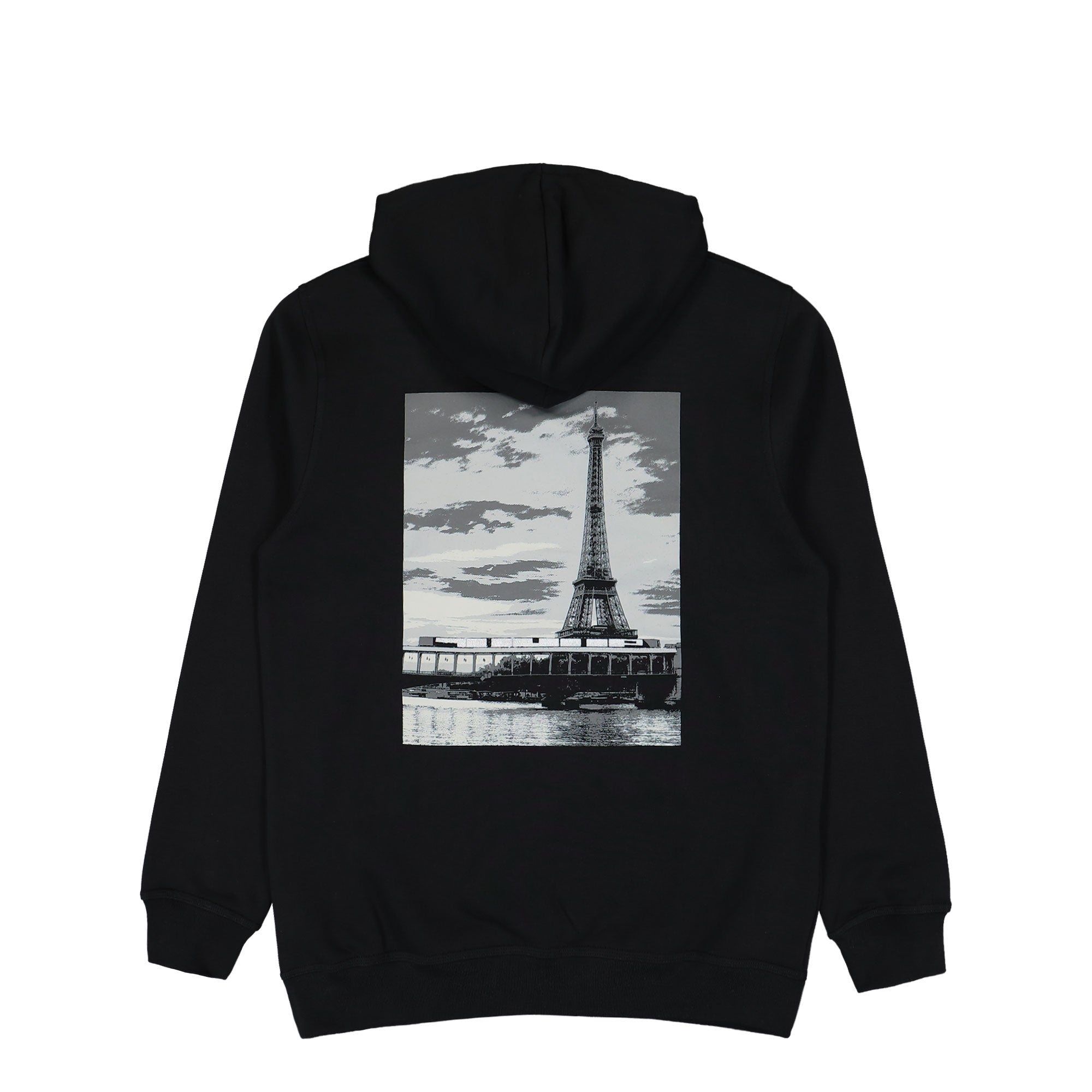 1UP Paris Regular Hoodie Black Hoodies Close-up | Overkill