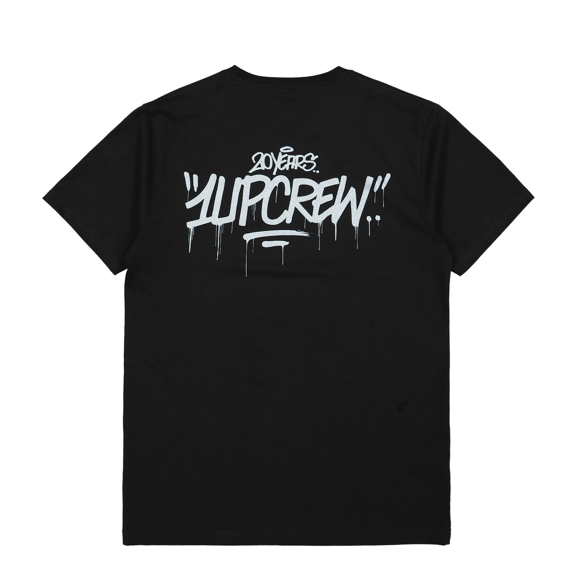 1UP 20 Years Crew T-Shirt Black T-Shirts Close-up | Overkill