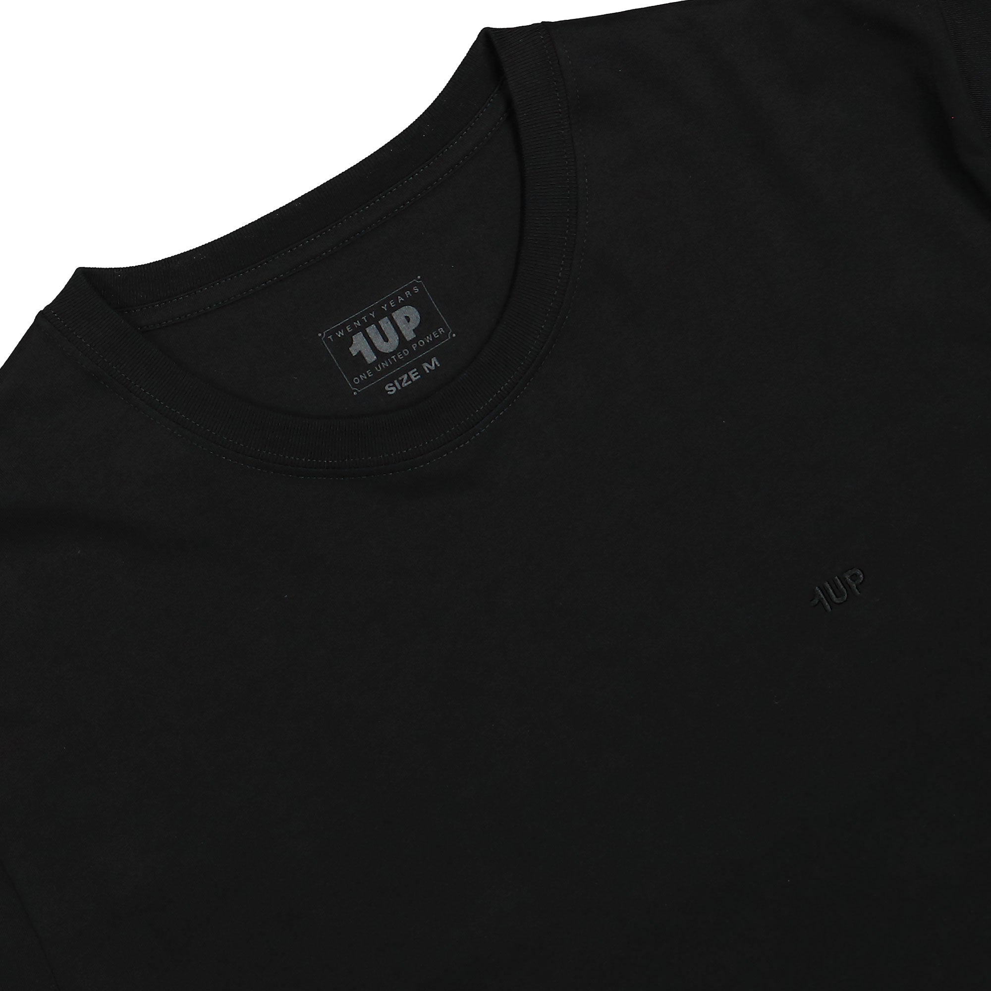 1UP 20 Years Crew T-Shirt Black T-Shirts Material | Overkill
