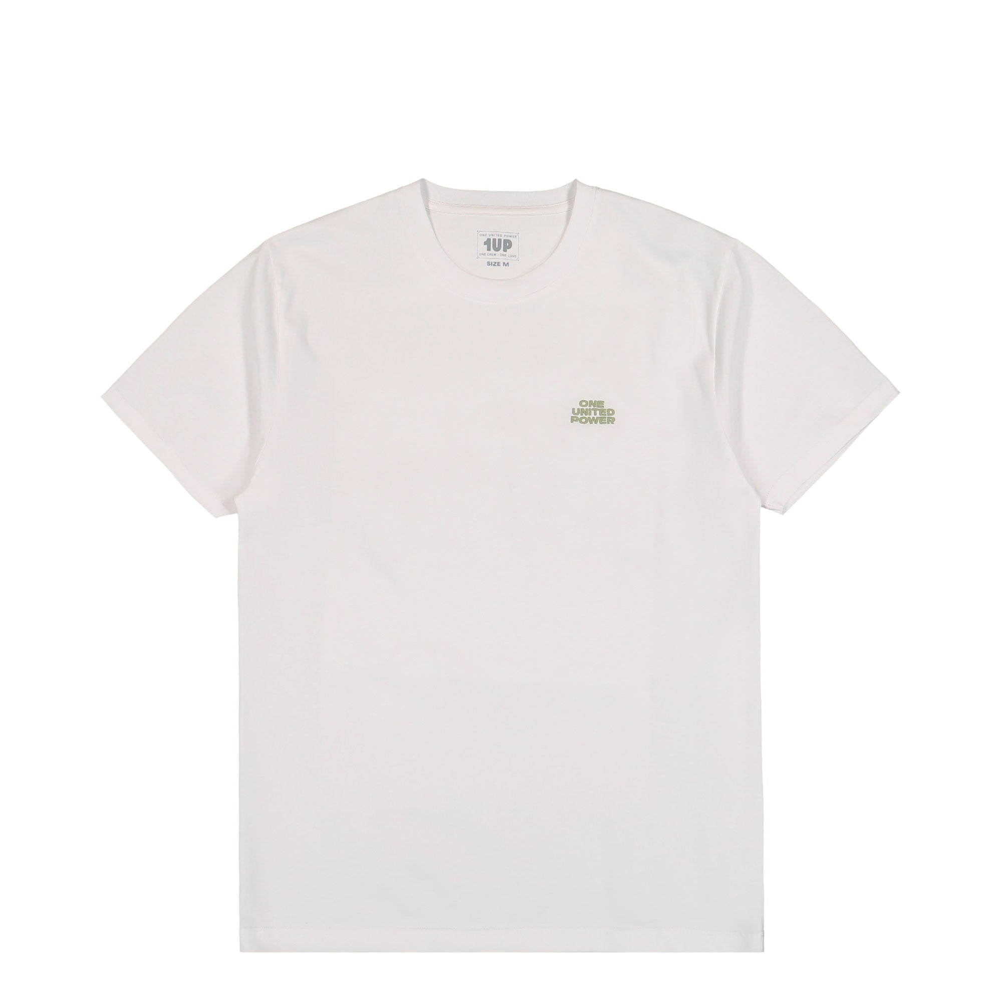 1UP Gang Basic Tee White T-Shirts 1UPTSGANG | Overkill
