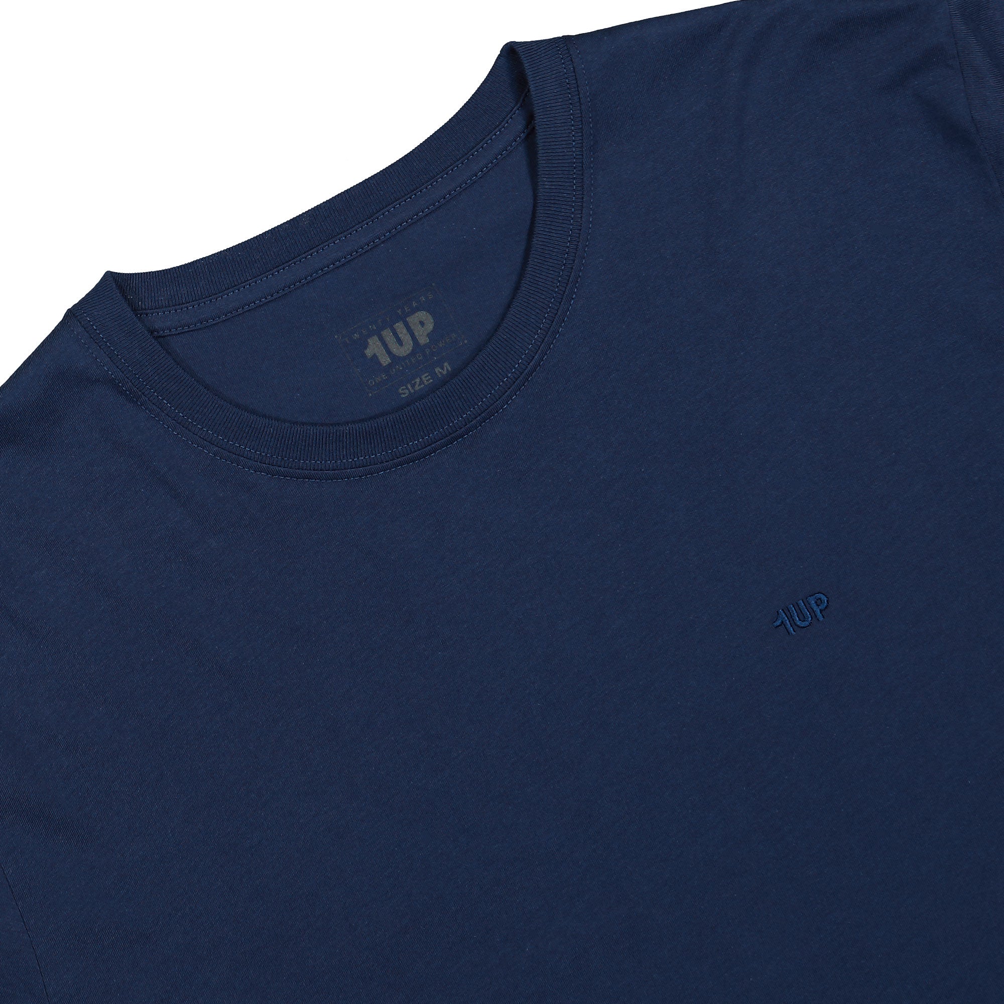 1UP Smiley T-Shirt Blue Peony T-Shirts Material | Overkill