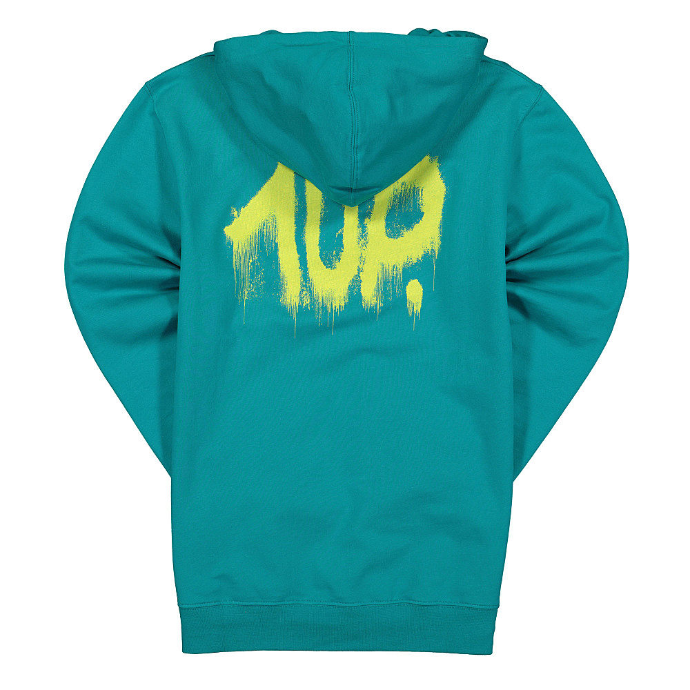 1UP Fire Extinguiser Hoodie Mint Hoodies Close-up | Overkill